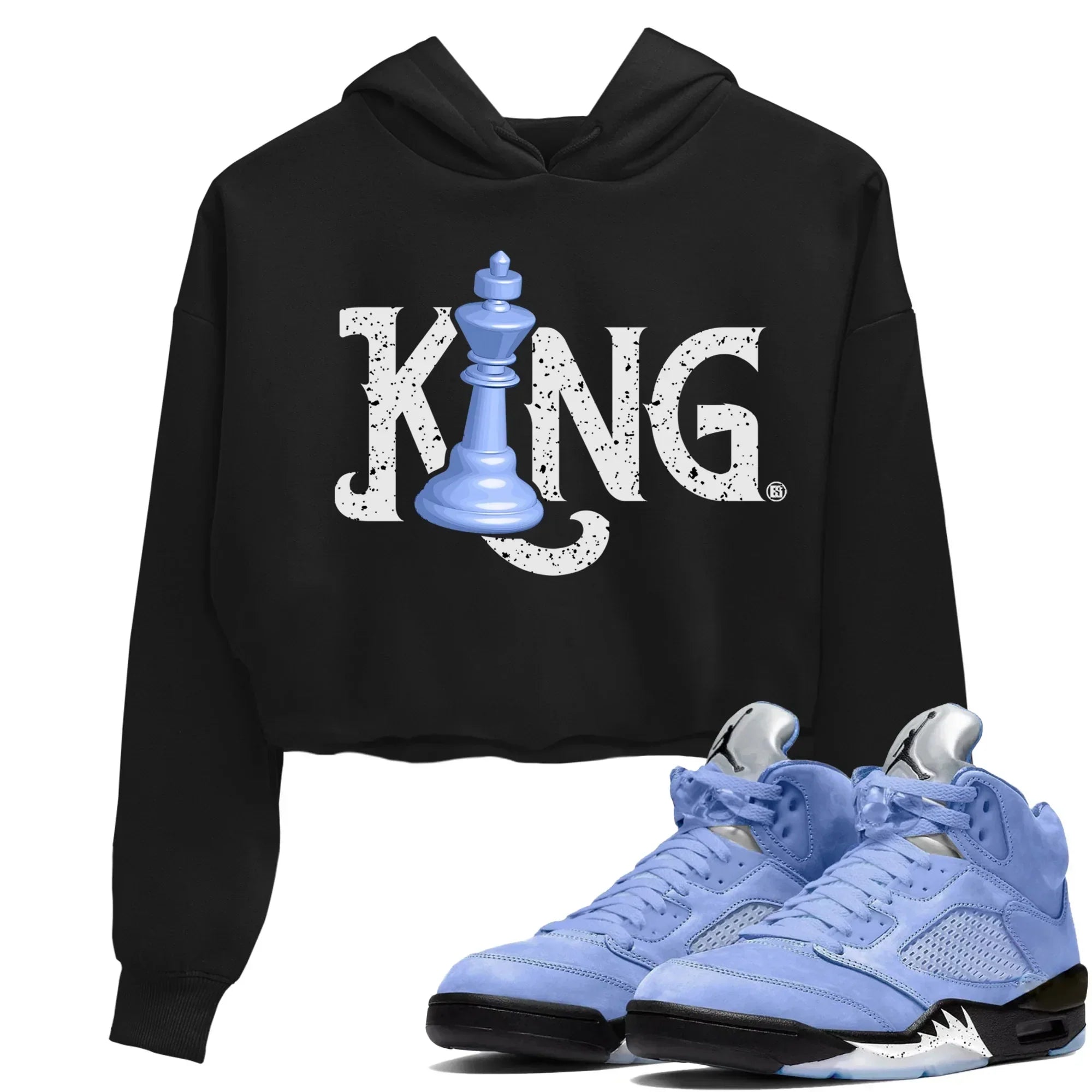 Chess King Women's Tops - Air Jordan 5 UNC