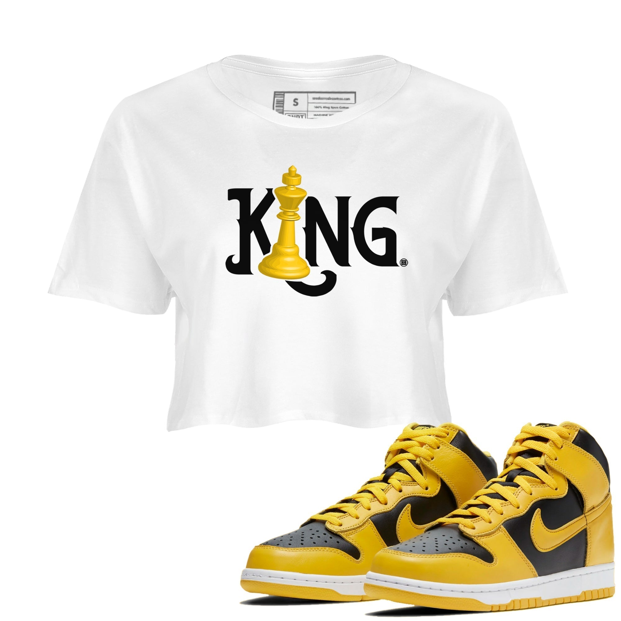 Chess King snkmatch Women's Top - Dunk High Pollen