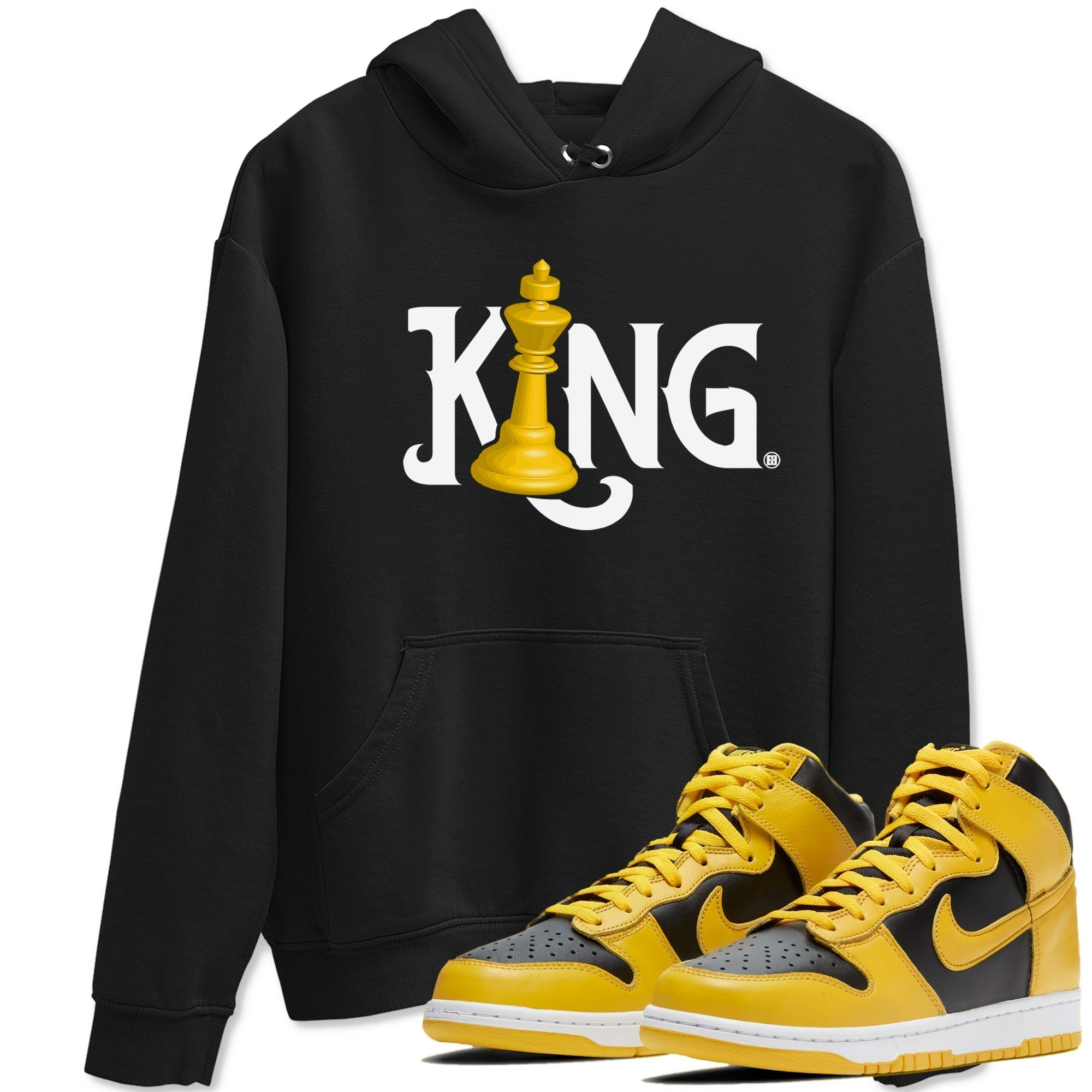 Chess King snkmatch Tees - Dunk High Pollen