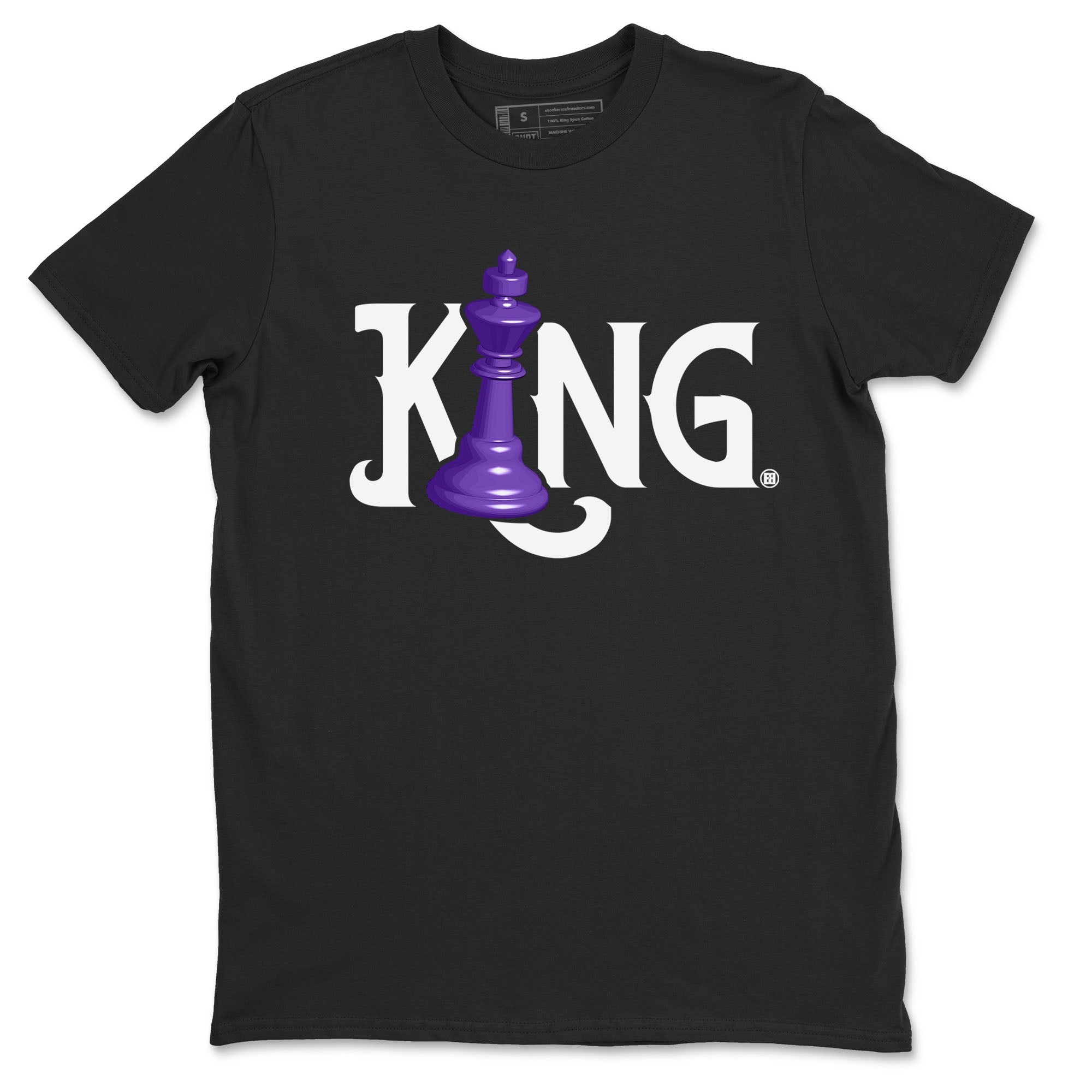 Chess King snkmatch Tees - Dunk Low Court Purple