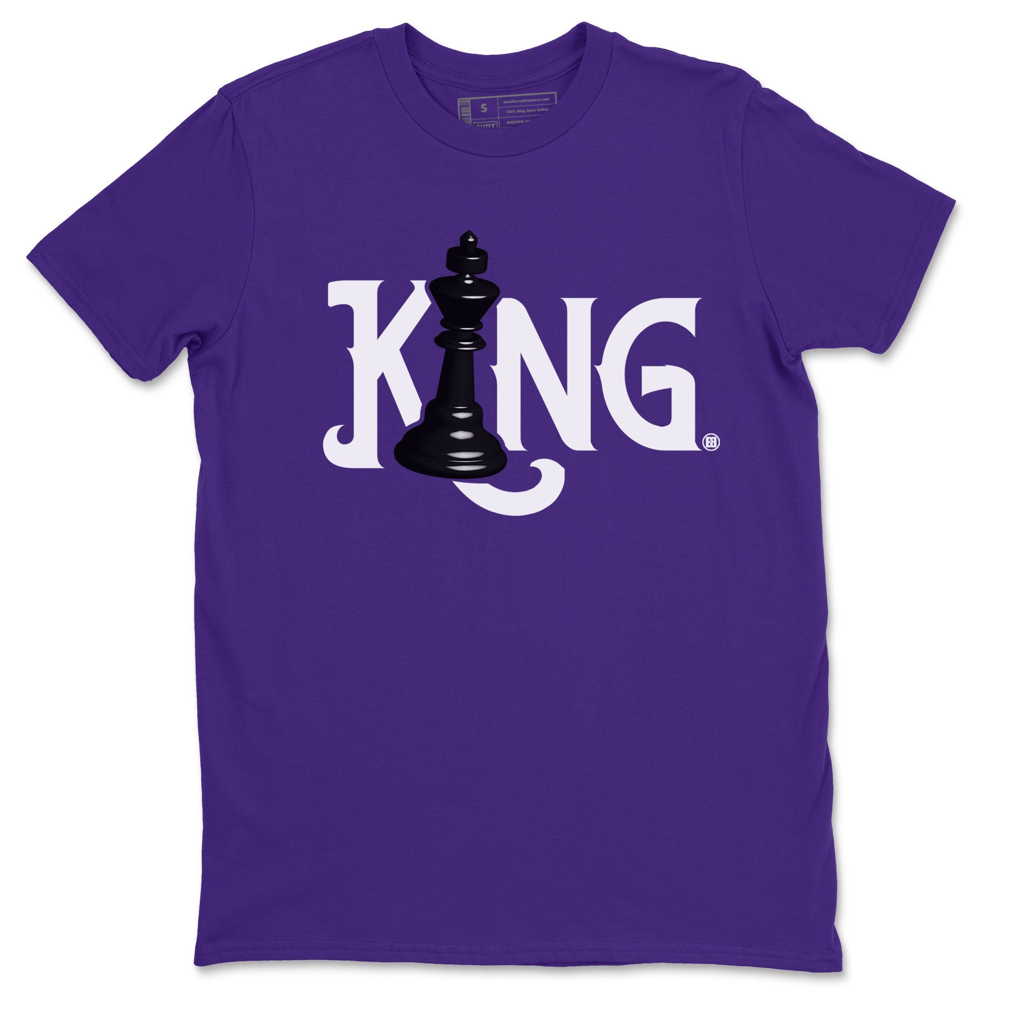 Chess King snkmatch Tees - Dunk Low Court Purple