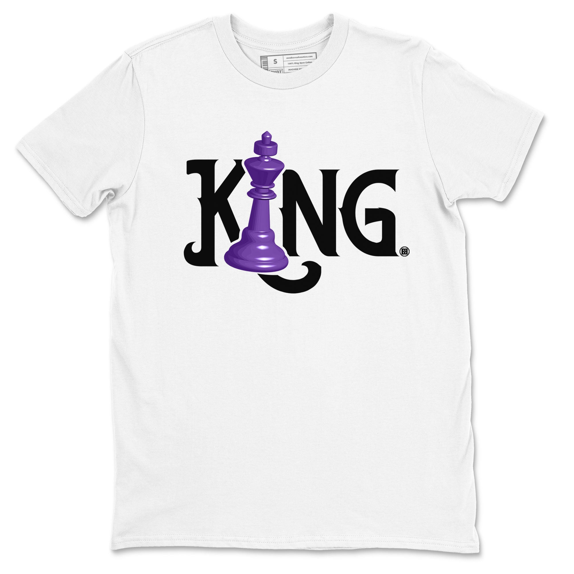 Chess King snkmatch Tees - Dunk Low Court Purple