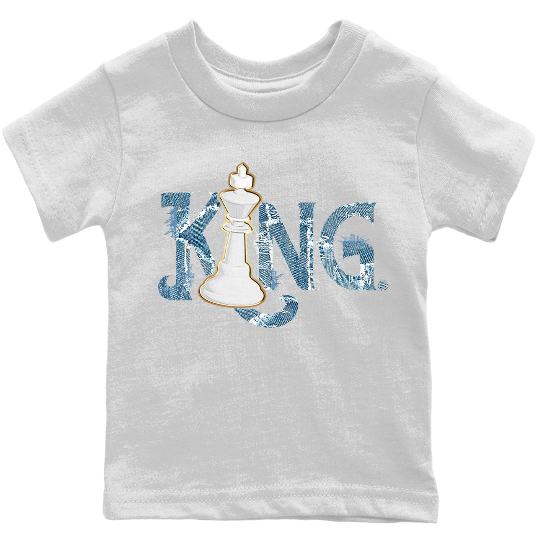 Chess King Kids Tops - Air Jordan 1 Denim