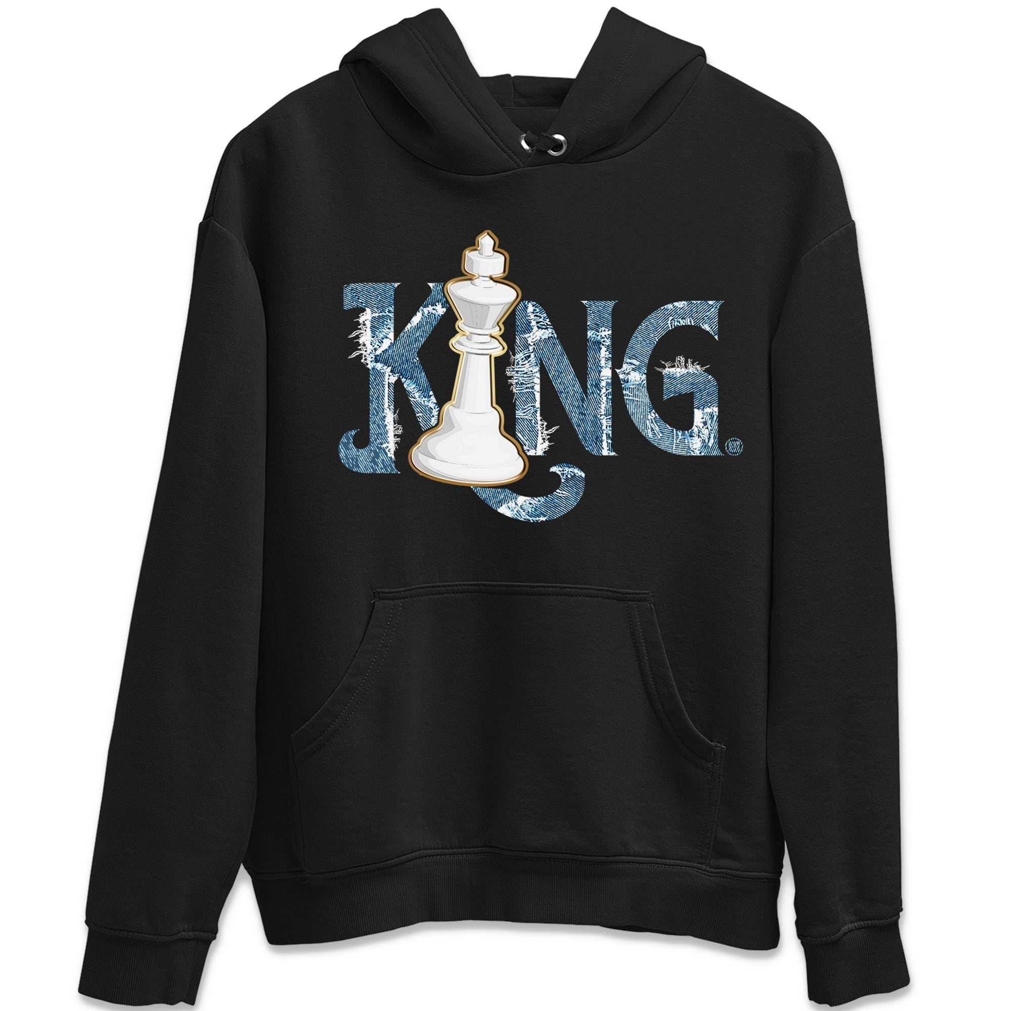 Chess King Unisex Tops - Air Jordan 1 Denim