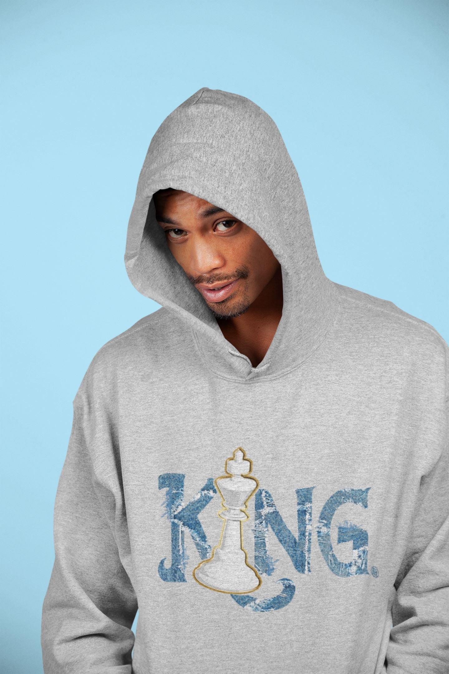 Chess King Unisex Tops - Air Jordan 1 Denim