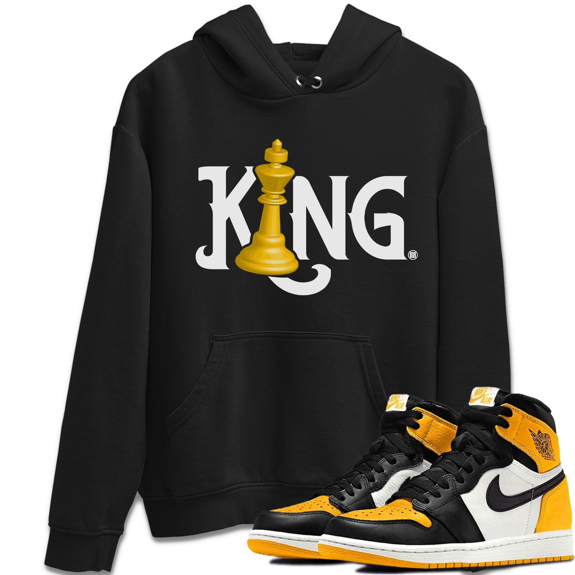 Chess King Unisex Tops - Air Jordan 1 Taxi
