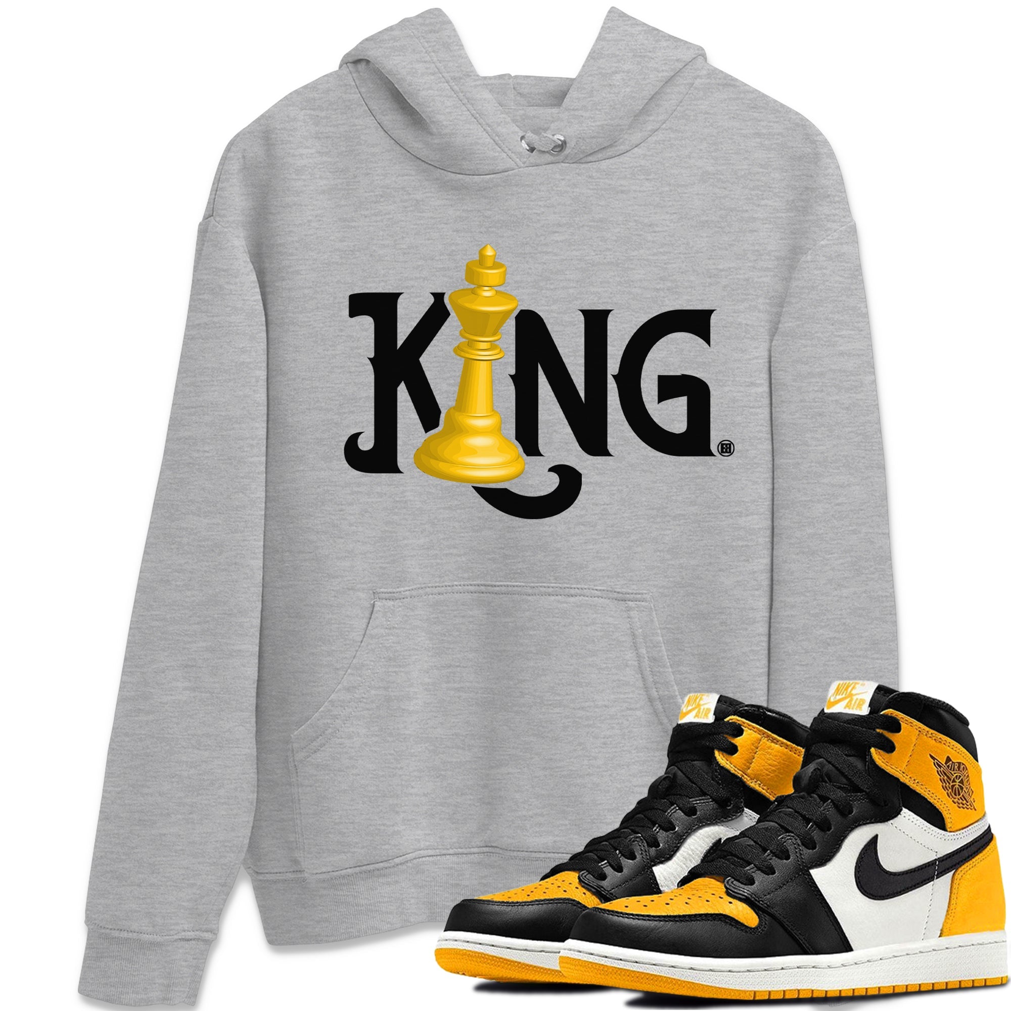 Chess King Unisex Tops - Air Jordan 1 Taxi