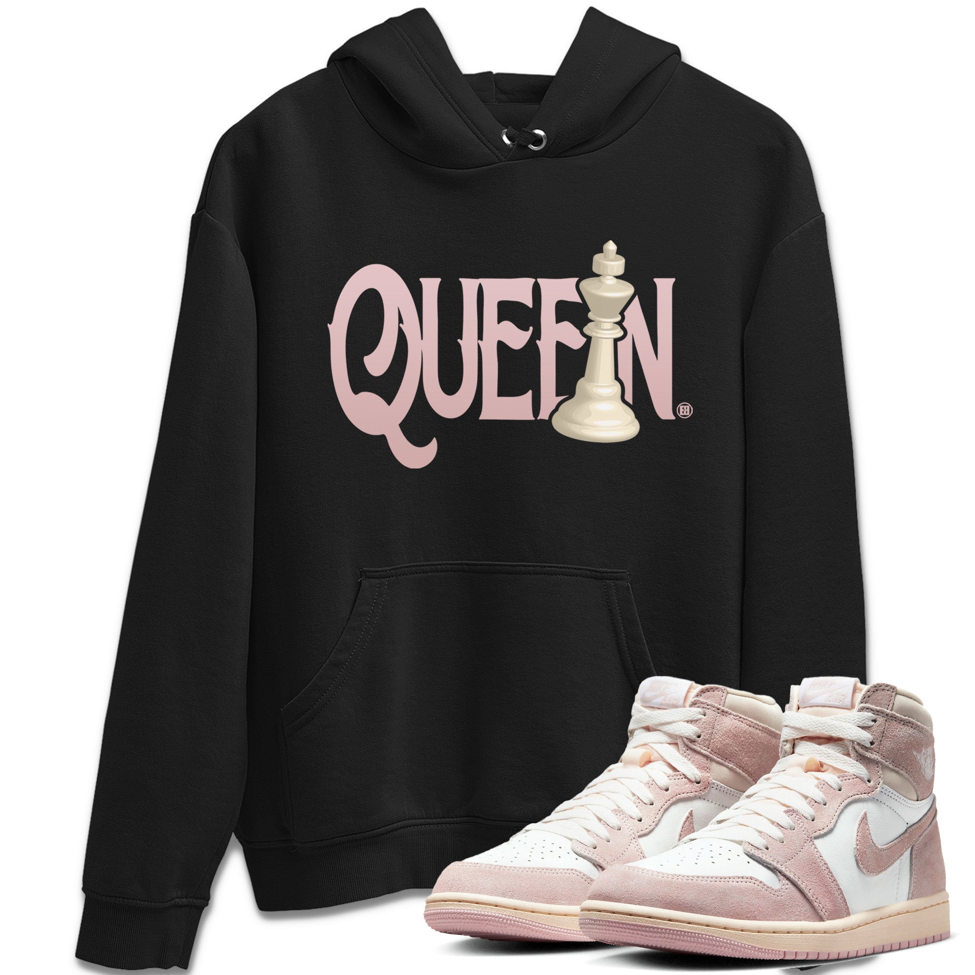 Chess Queen Unisex Tops - Air Jordan 1 Washed Pink