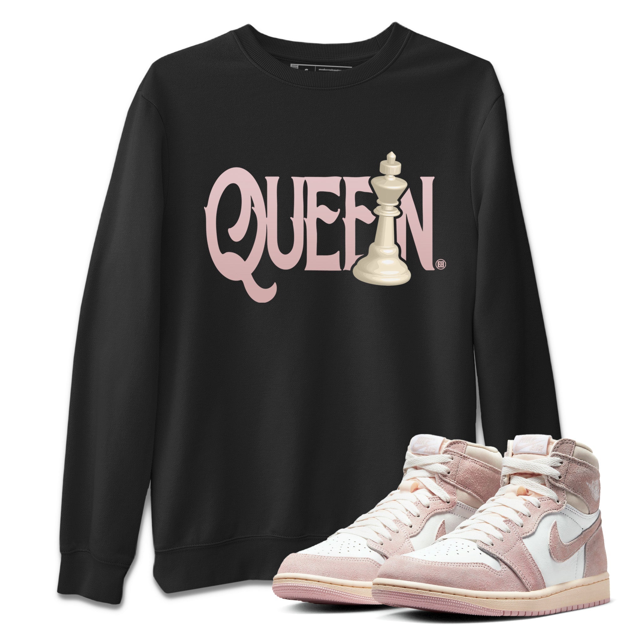 Chess Queen Unisex Tops - Air Jordan 1 Washed Pink
