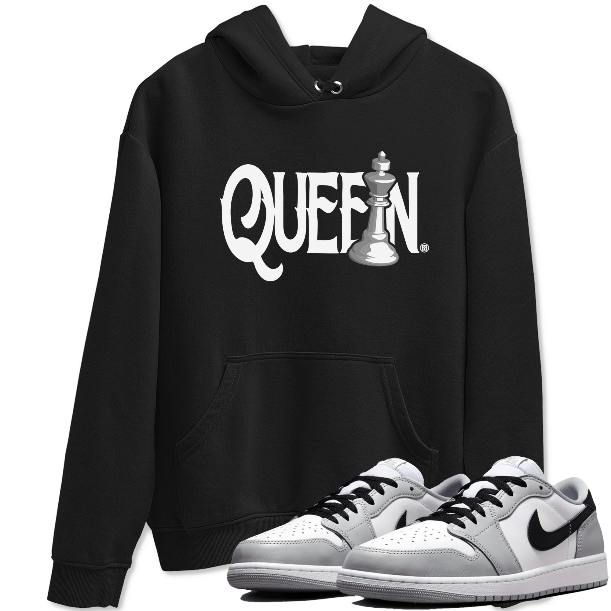 Chess Queen snkmatch Tees - Air Jordan 1 Wolf Grey