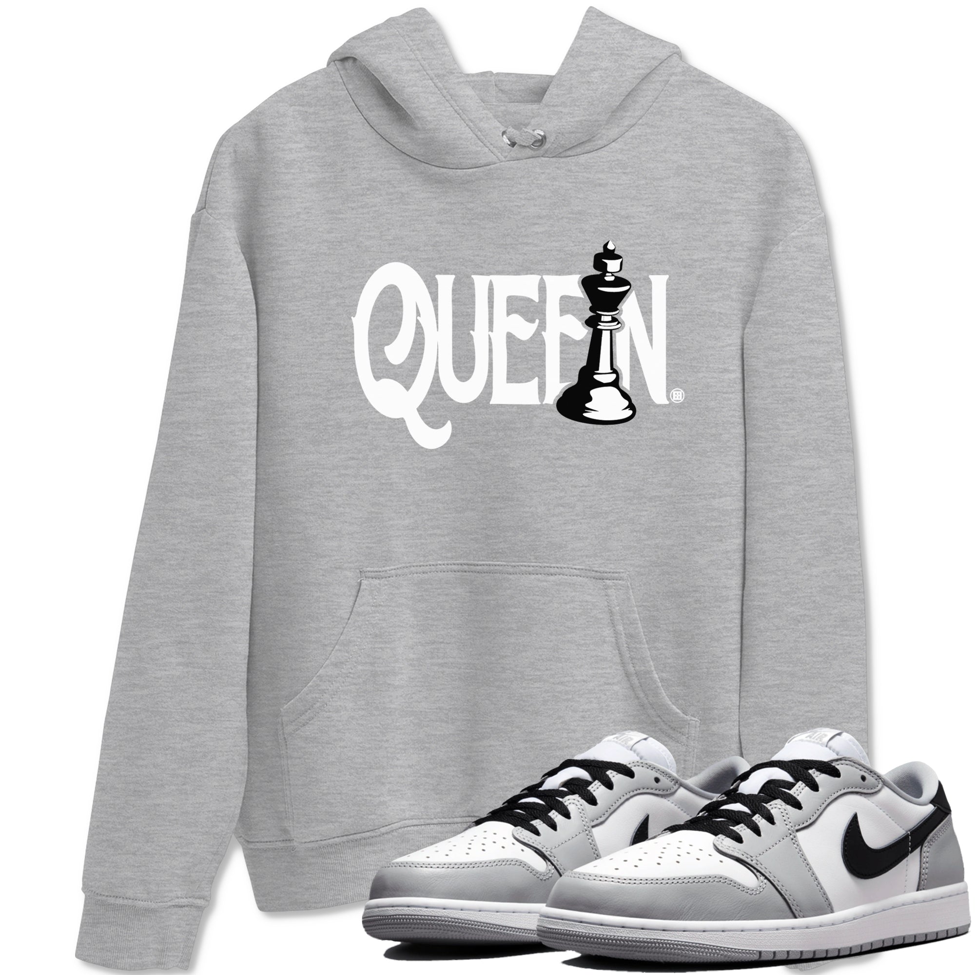 Chess Queen snkmatch Tees - Air Jordan 1 Wolf Grey