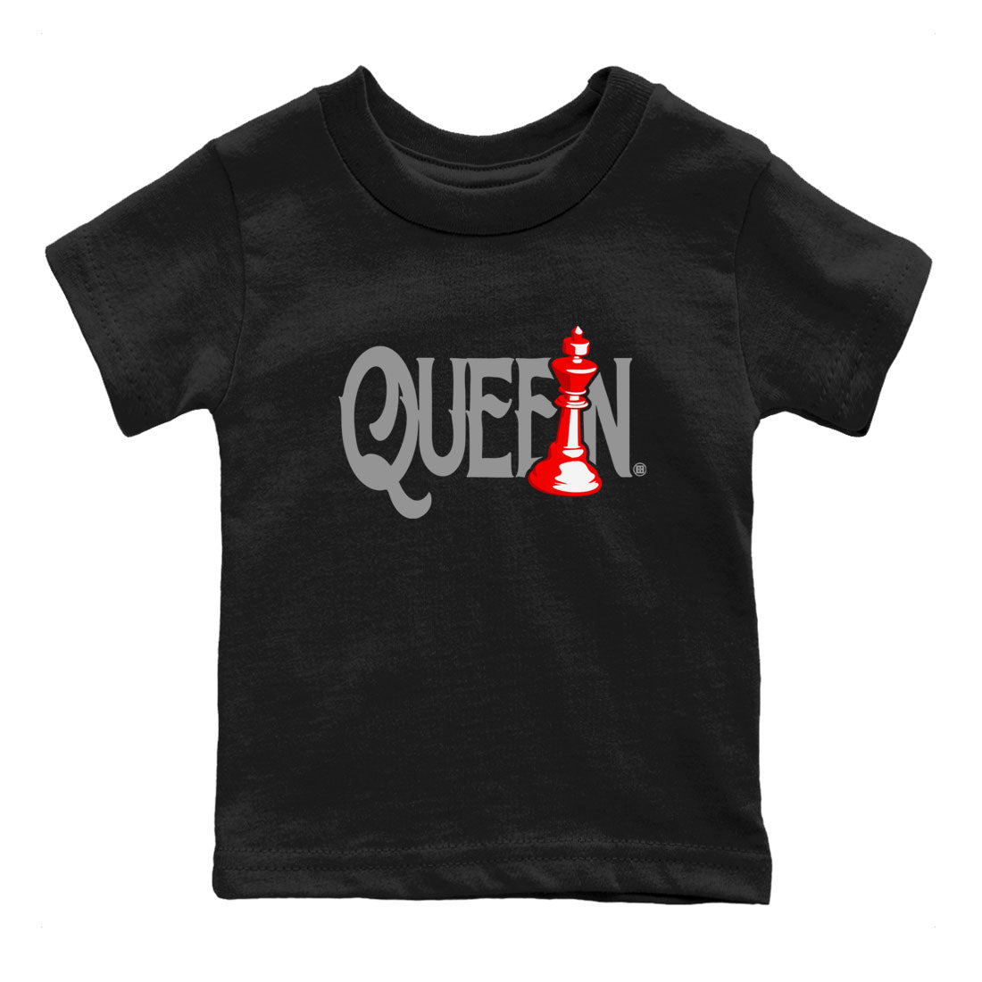 Chess Queen snkmatch Tees Kids - Air Jordan 4 Bred Reimagined
