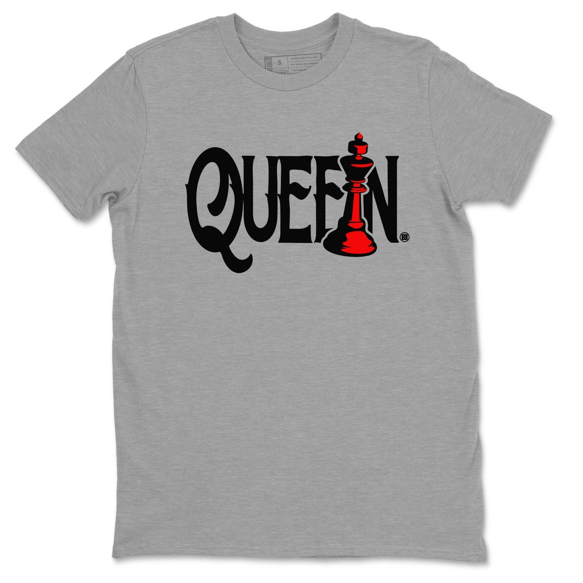 Chess Queen snkmatch Tees - Air Jordan 4 Bred Reimagined