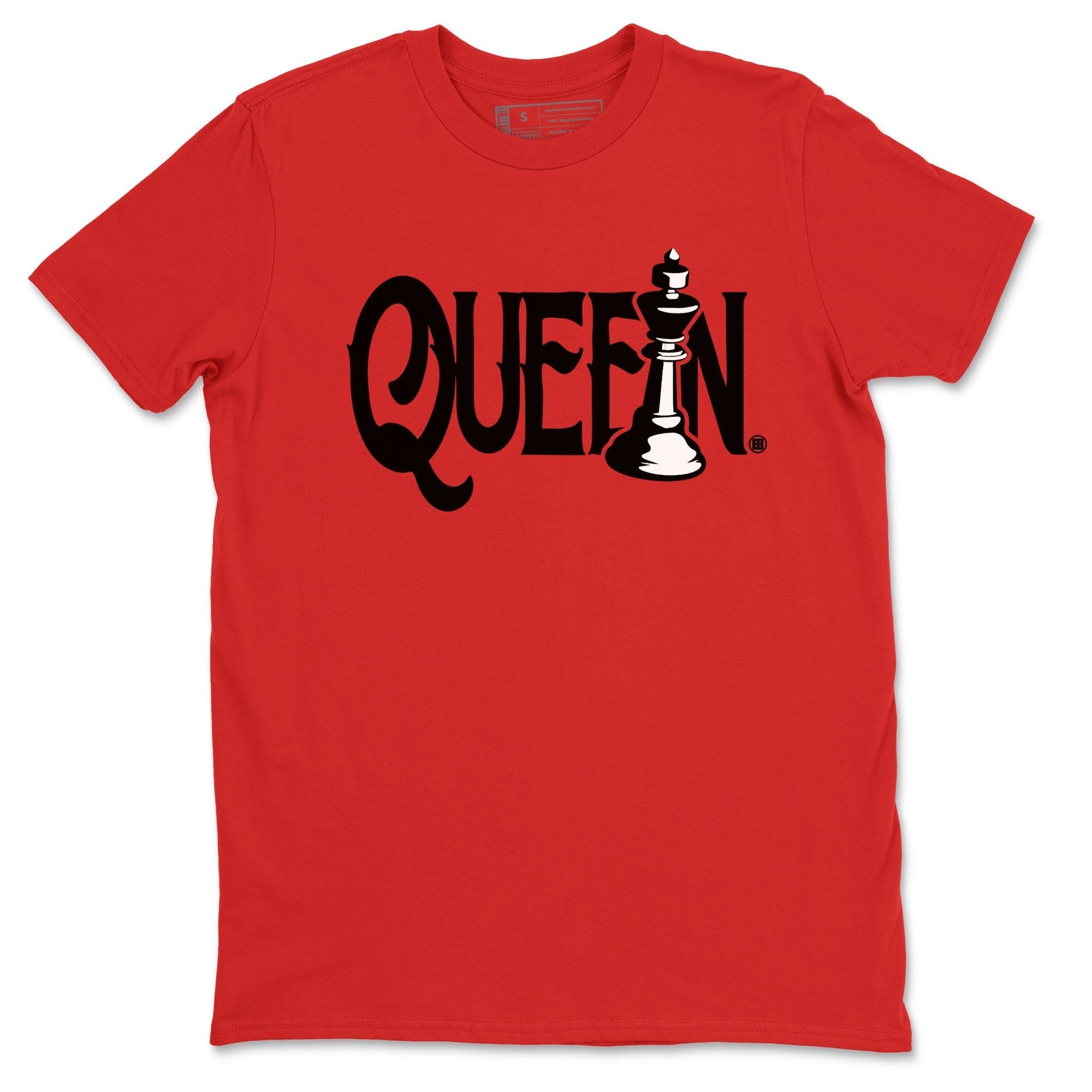 Chess Queen snkmatch Tees - Air Jordan 4 Bred Reimagined