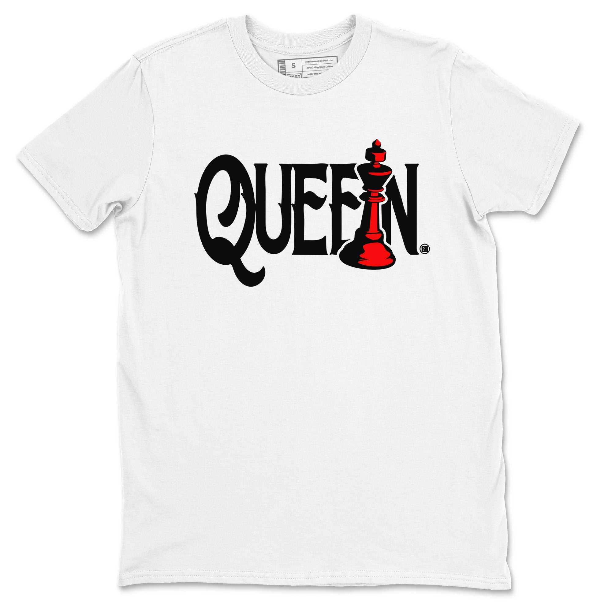 Chess Queen snkmatch Tees - Air Jordan 4 Bred Reimagined