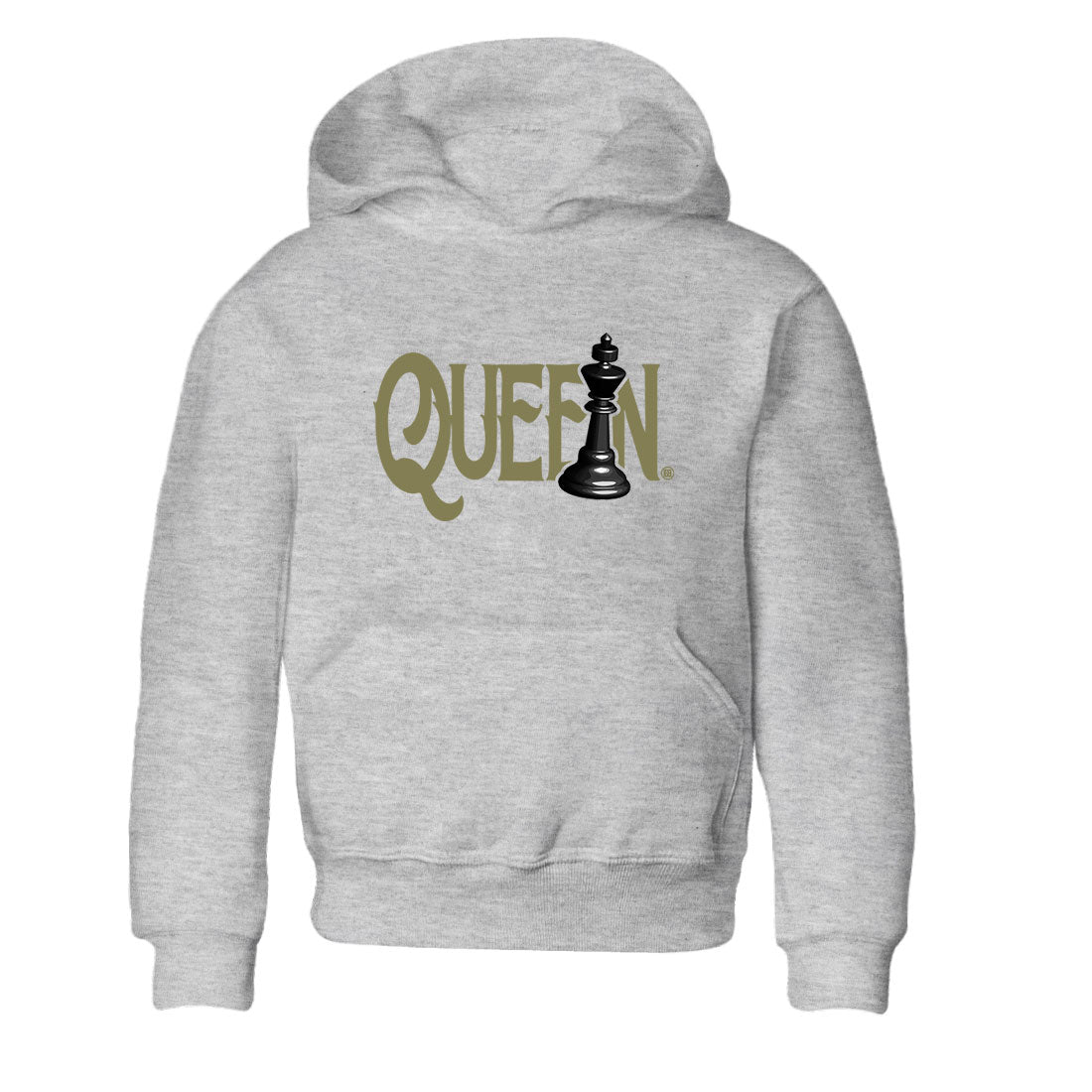 Chess Queen snkmatch Tee Kids - Air Jordan 4 Medium Olive