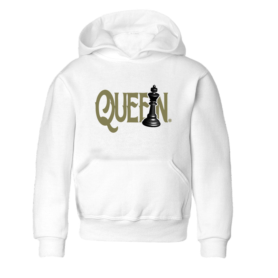 Chess Queen snkmatch Tee Kids - Air Jordan 4 Medium Olive