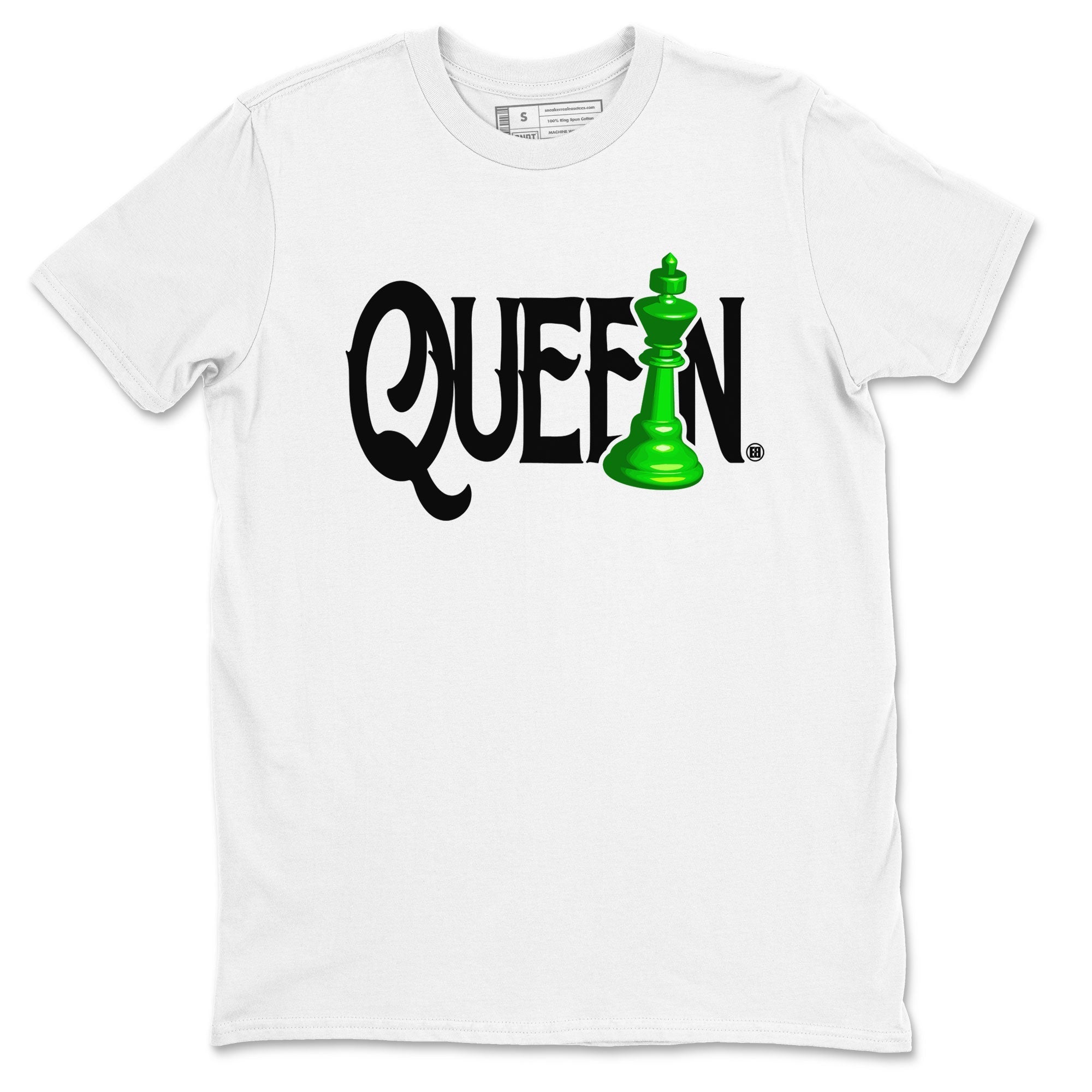 Chess Queen snkmatch Tees - Air Jordan 5 Lucky Green