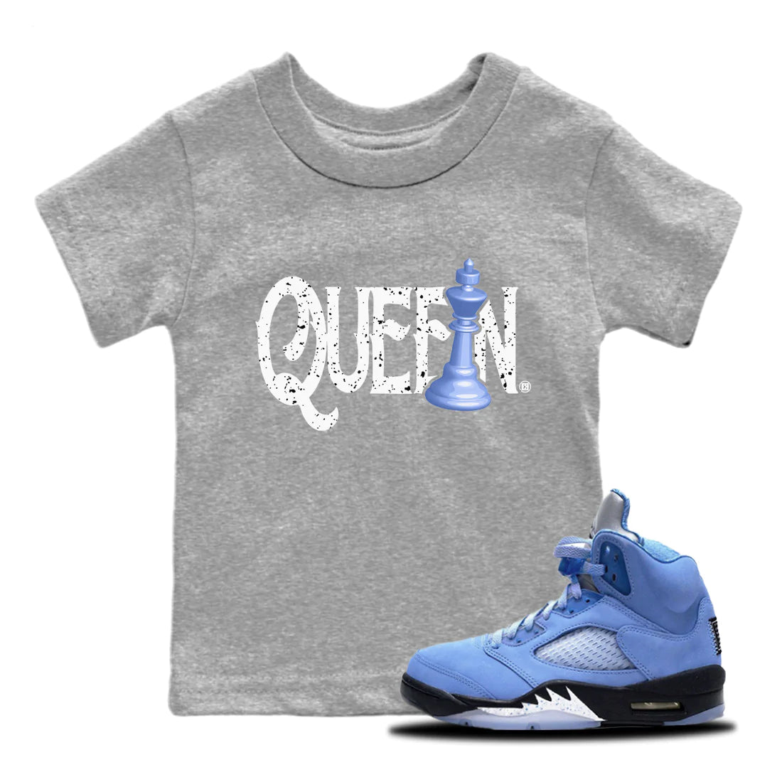 Chess Queen Kids Tops - Air Jordan 5 UNC