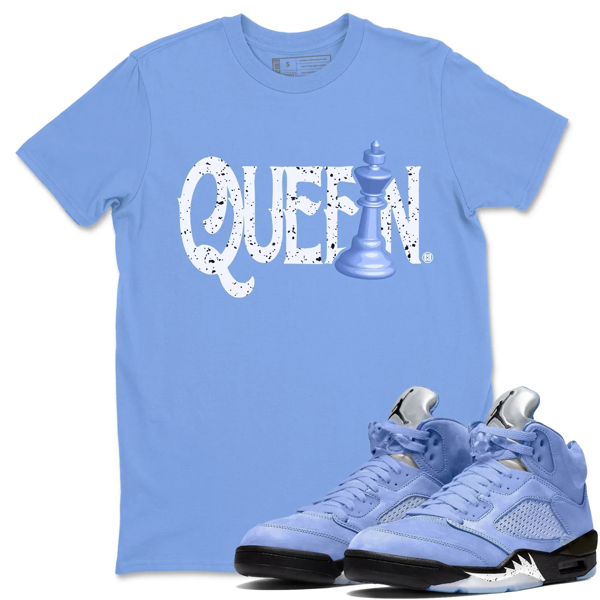 Chess Queen Unisex Tops - Air Jordan 5 UNC