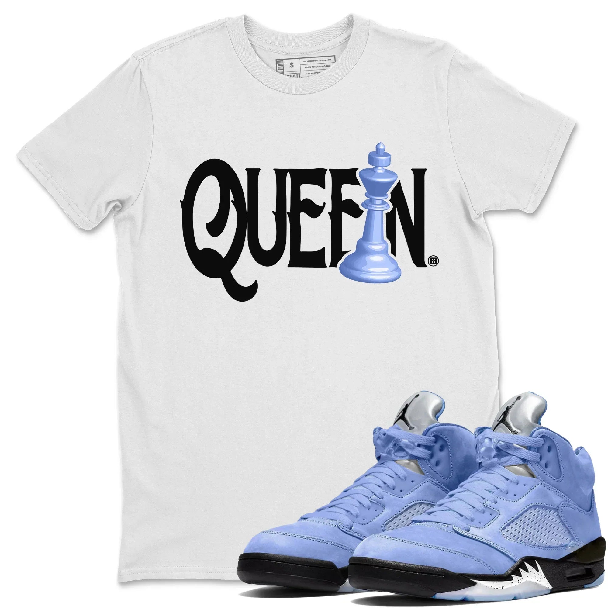 Chess Queen Unisex Tops - Air Jordan 5 UNC