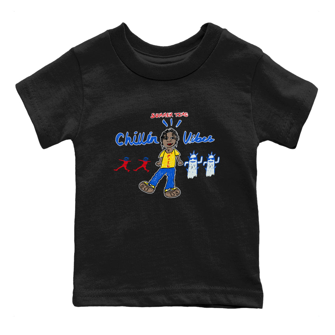 Chillin Vibes snkmatch Tees Kids - Air Jordan 1 Travis Scott Canary