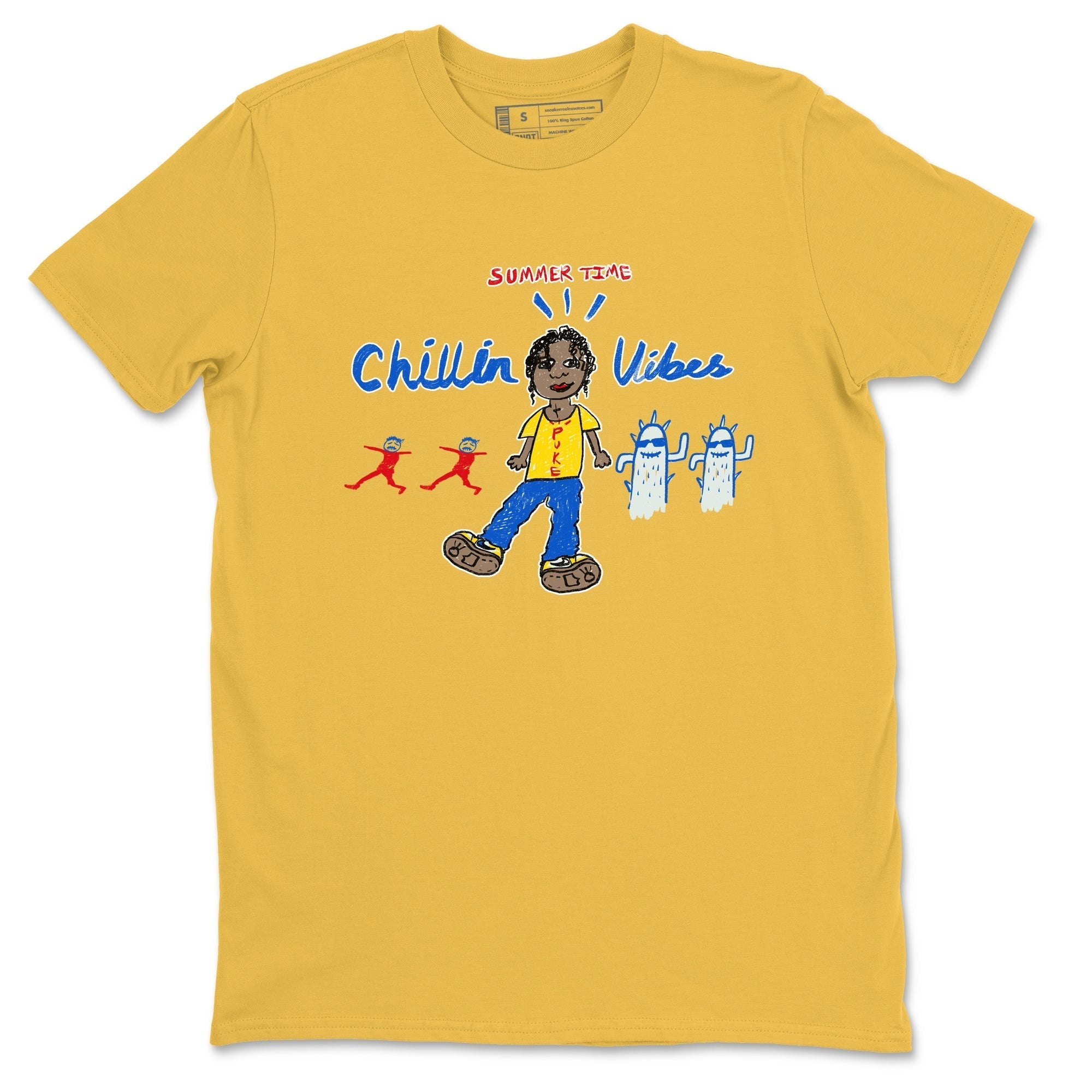 Chillin Vibes snkmatch Tees - Air Jordan 1 Travis Scott Canary