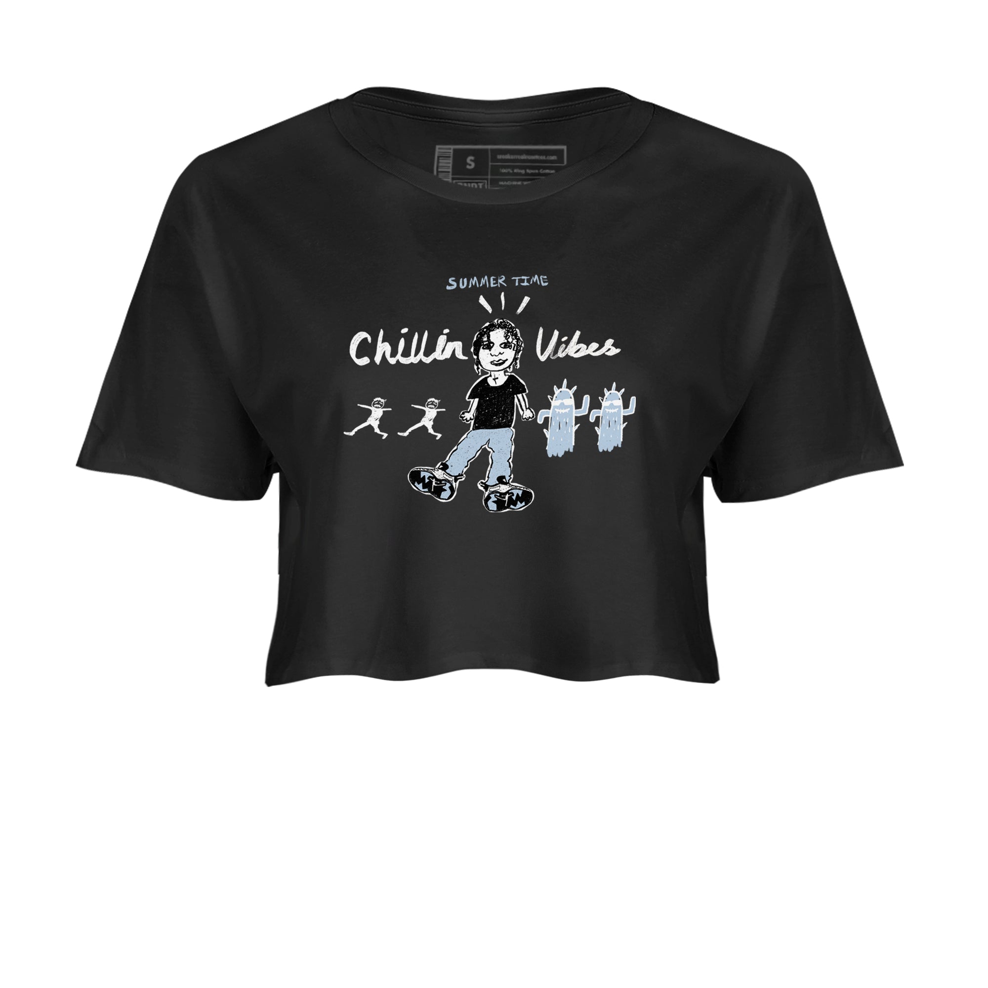Chillin Vibes snkmatch Women's Top - Air Jordan 6 White Black