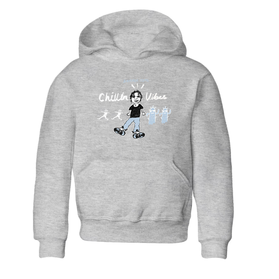 Chillin Vibes snkmatch Tees Kids - Air Jordan 6 White Black