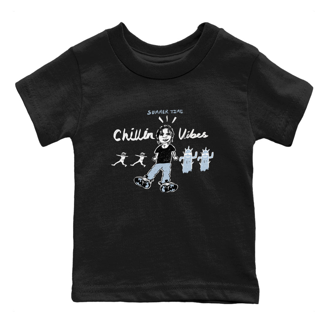 Chillin Vibes snkmatch Tees Kids - Air Jordan 6 White Black