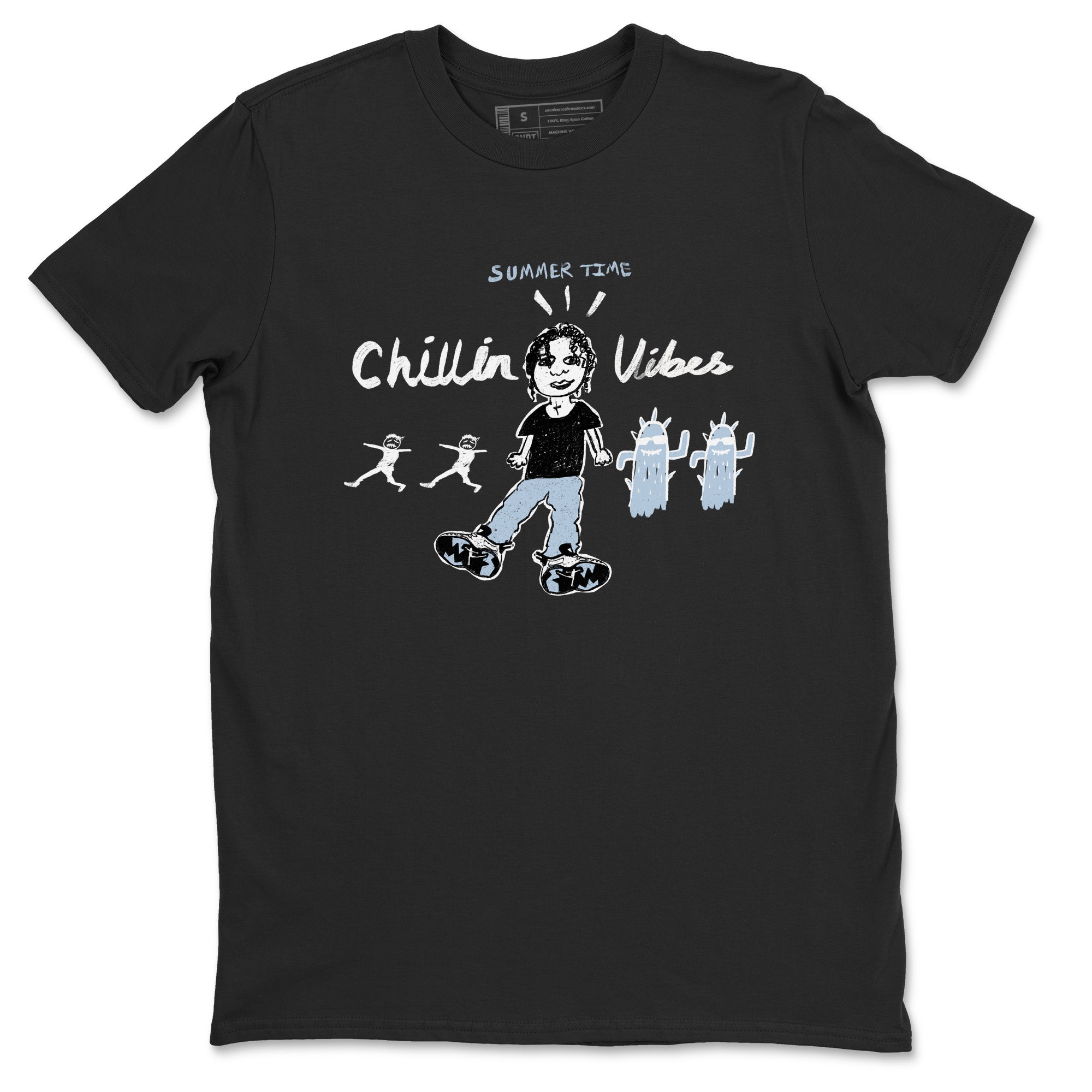 Chillin Vibes snkmatch Tees - Air Jordan 6 White Black