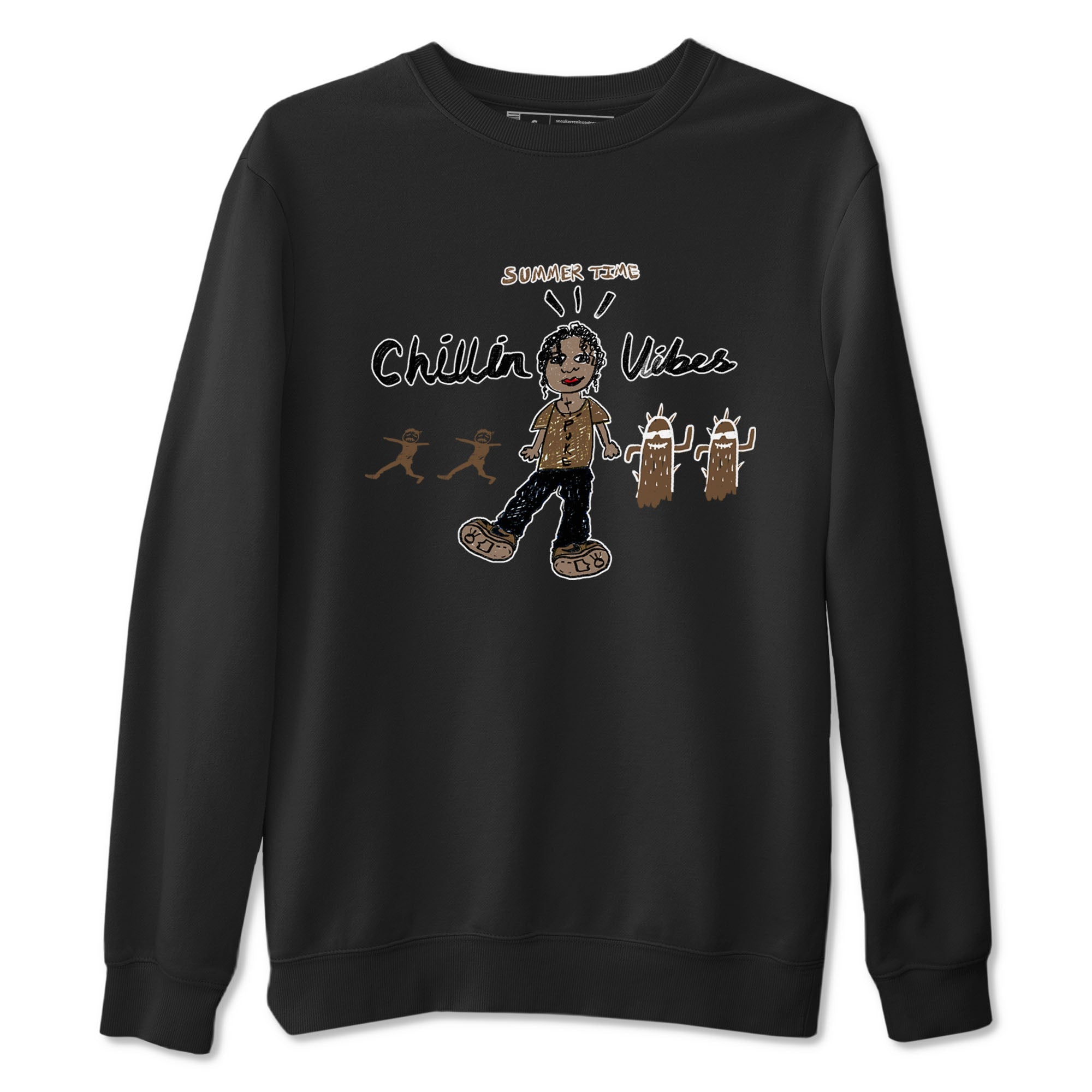 Chillin Vibes snkmatch Tees - Jordan Jumpman Jack Travis Scott Dark Mocha