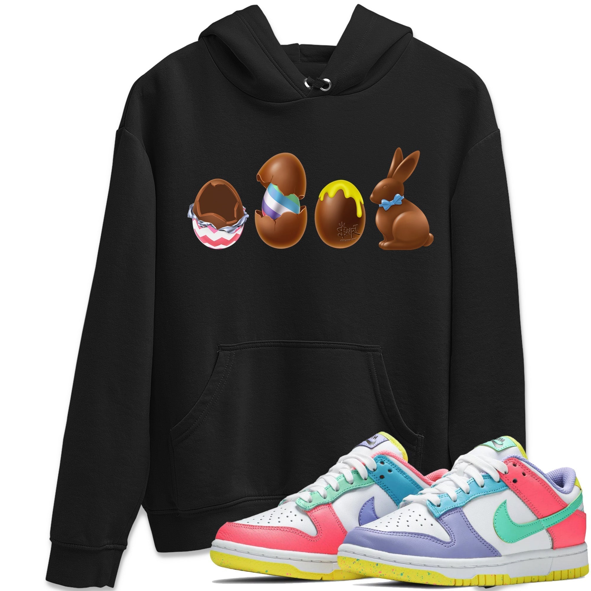 Chocolate Easter Set Unisex Tops - Dunk Easter Candy