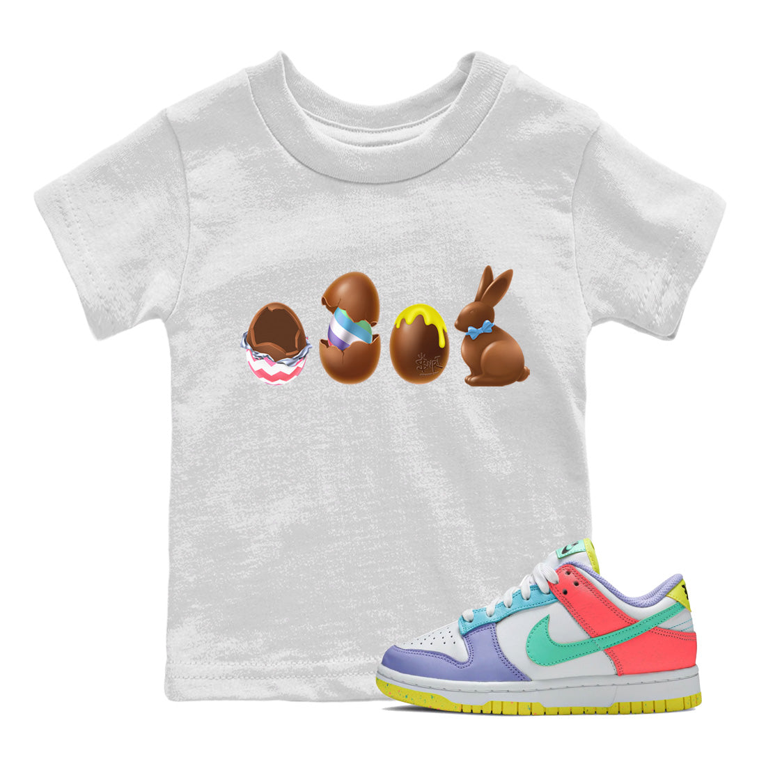 Chocolate Easter Set Kids Tops - Dunk Easter Candy