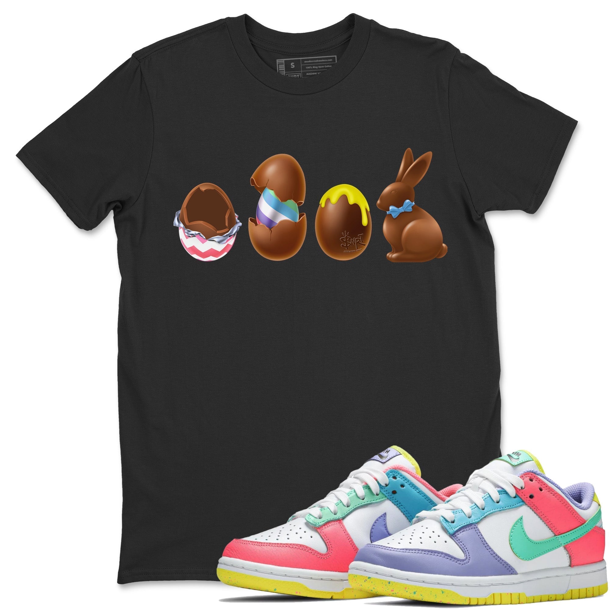 Chocolate Easter Set Unisex Tops - Dunk Easter Candy
