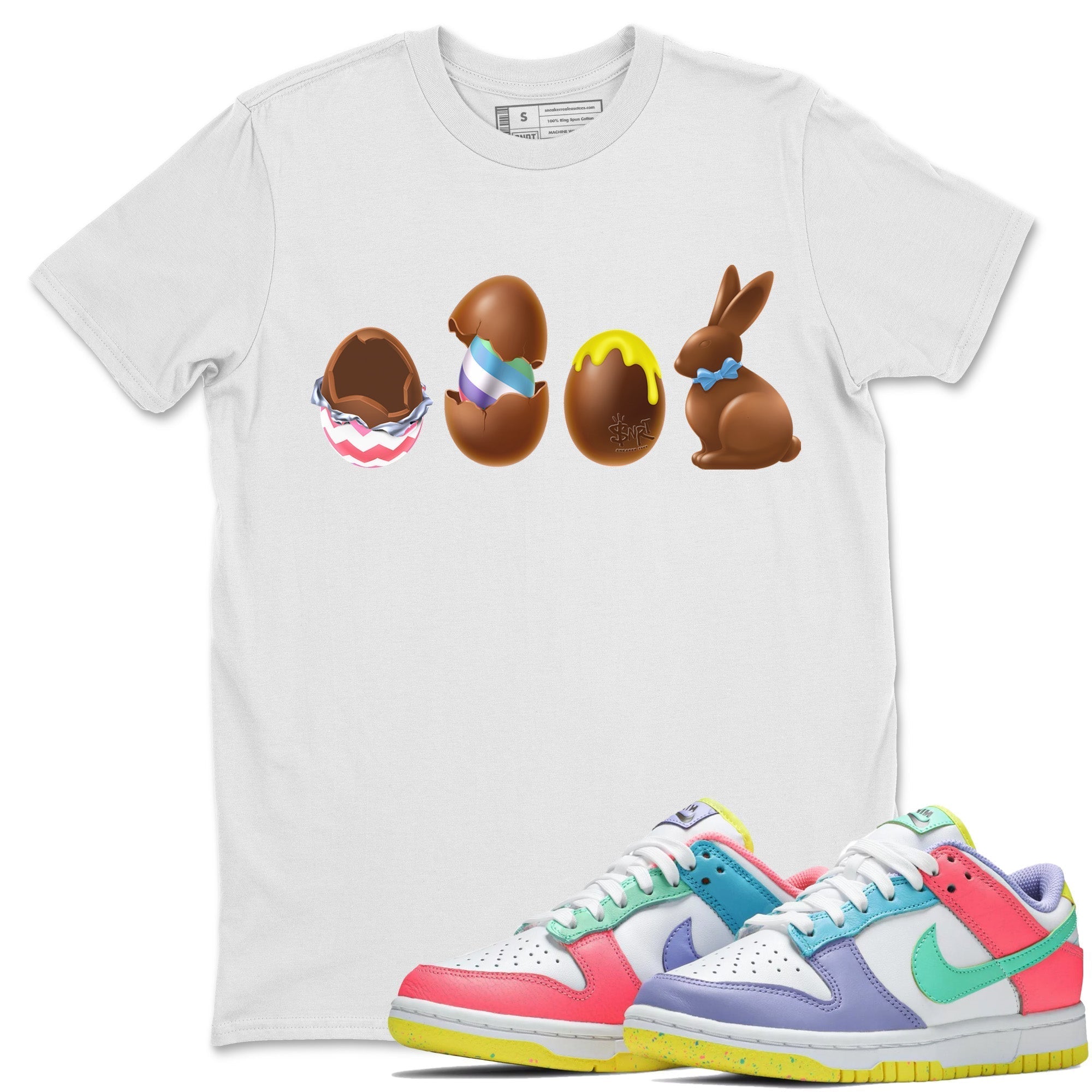 Chocolate Easter Set Unisex Tops - Dunk Easter Candy
