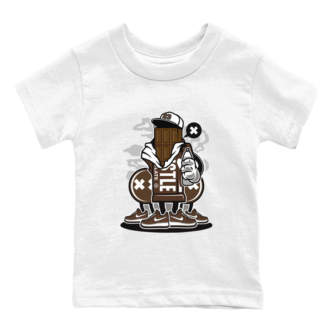 Chocolate Squad snkmatch Tee Kids - Air Force 1 Chocolate