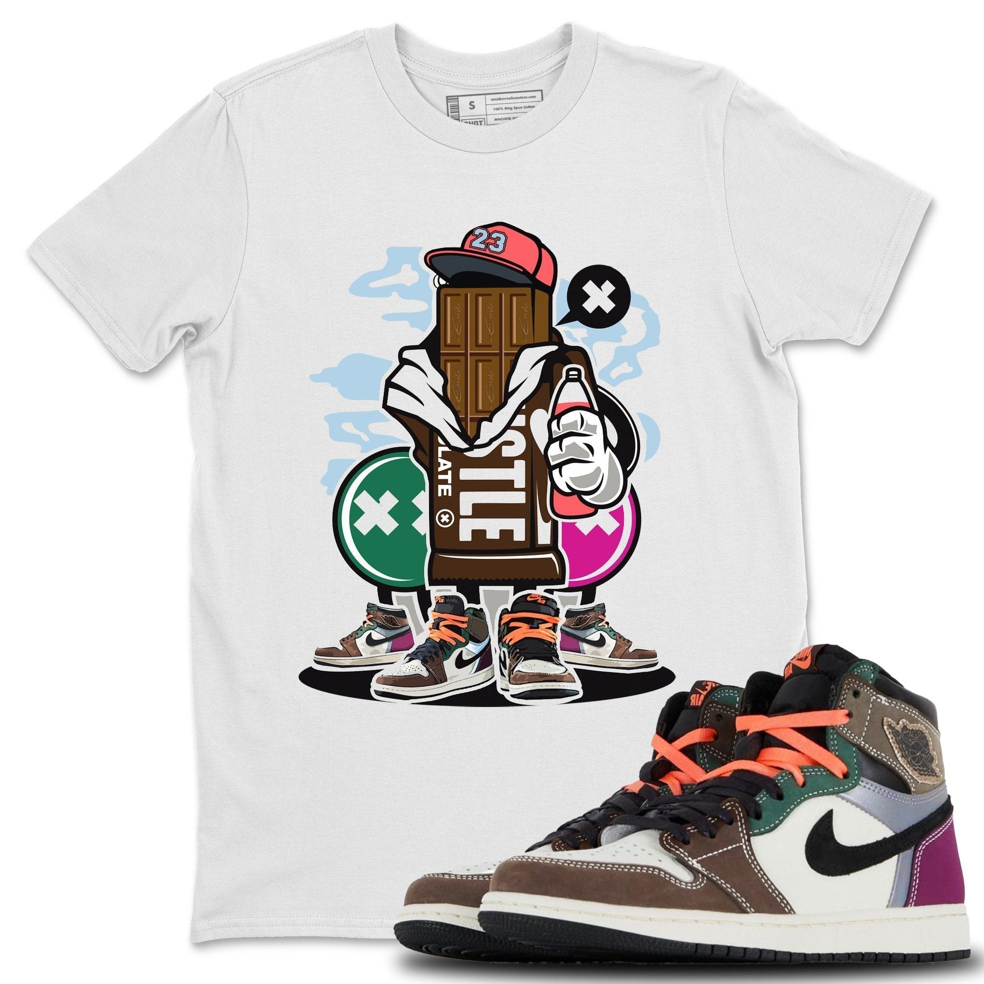 Chocolate Squad Unisex Tops - Air Jordan 1 Hand Crafted