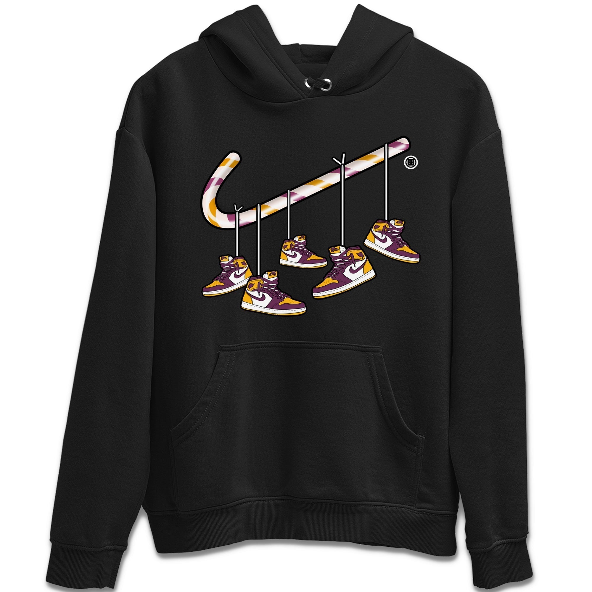 Christmas Candy Cane Unisex Tops - Air Jordan 1 Brotherhood