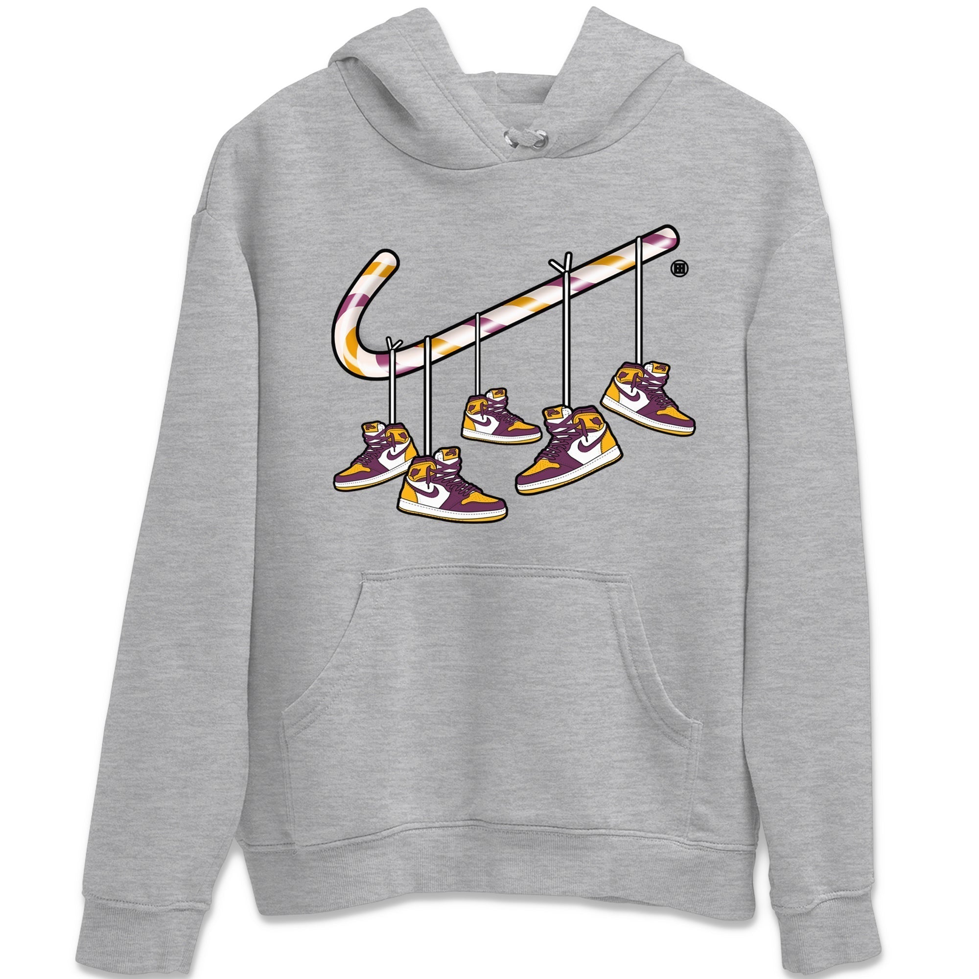 Christmas Candy Cane Unisex Tops - Air Jordan 1 Brotherhood