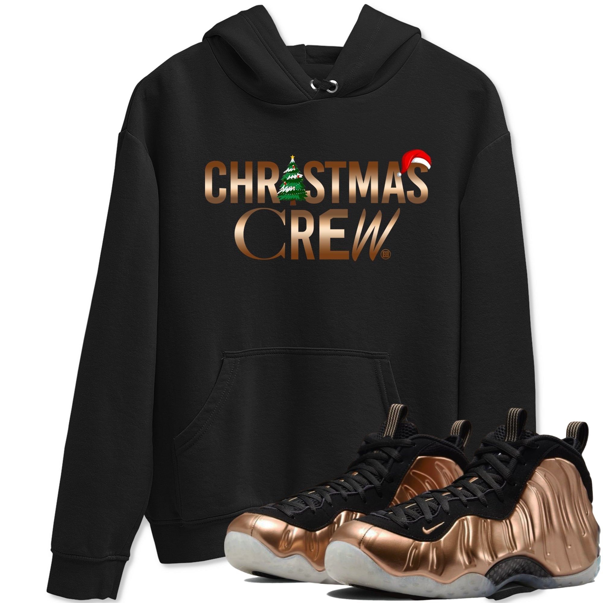 Christmas Crew snkmatch Tees - Air Foamposite One Metallic Copper