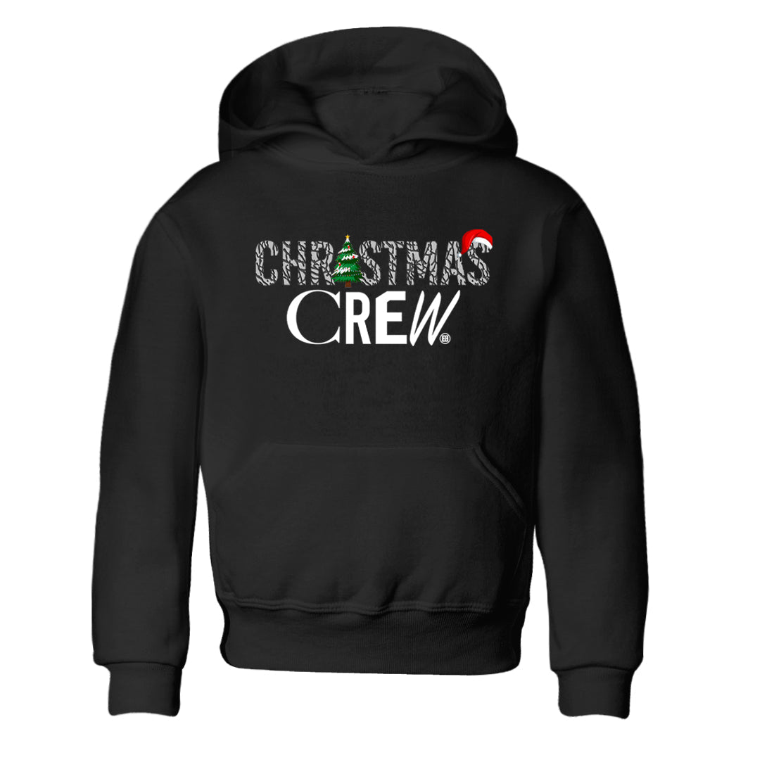 Christmas Crew snkmatch Tees Kids - Air Jordan 3 Black Cement