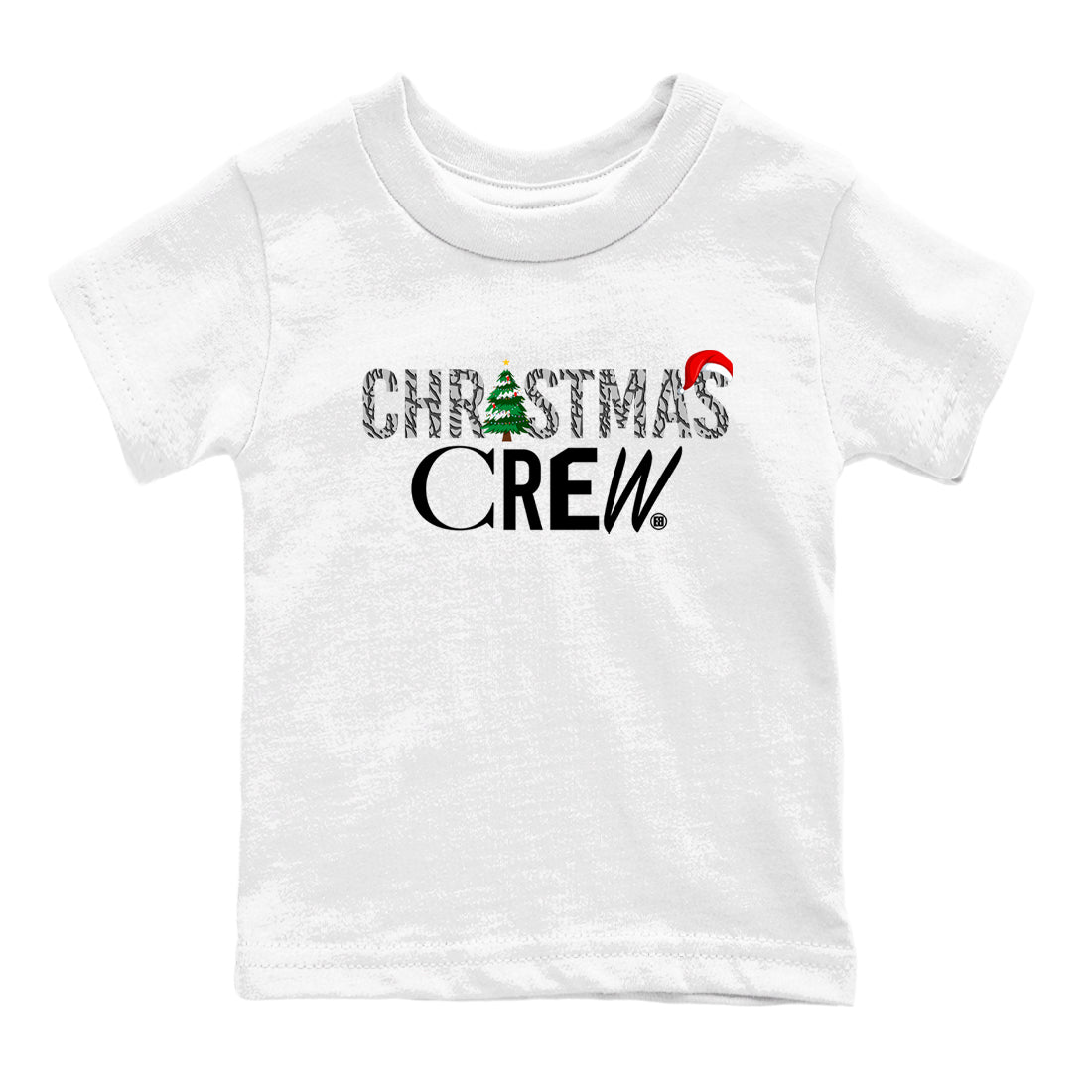 Christmas Crew snkmatch Tees Kids - Air Jordan 3 Black Cement
