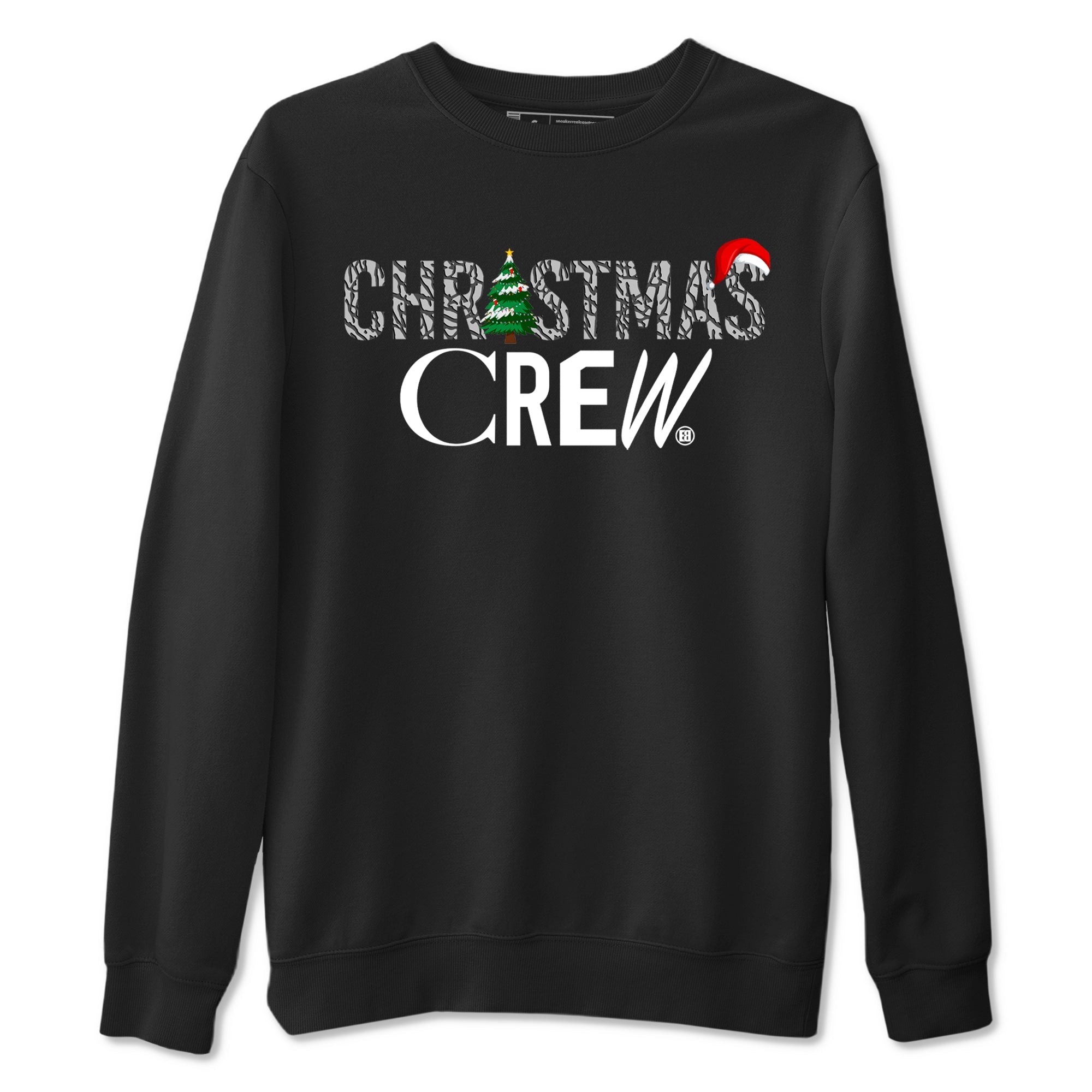 Christmas Crew snkmatch Tees - Air Jordan 3 Black Cement