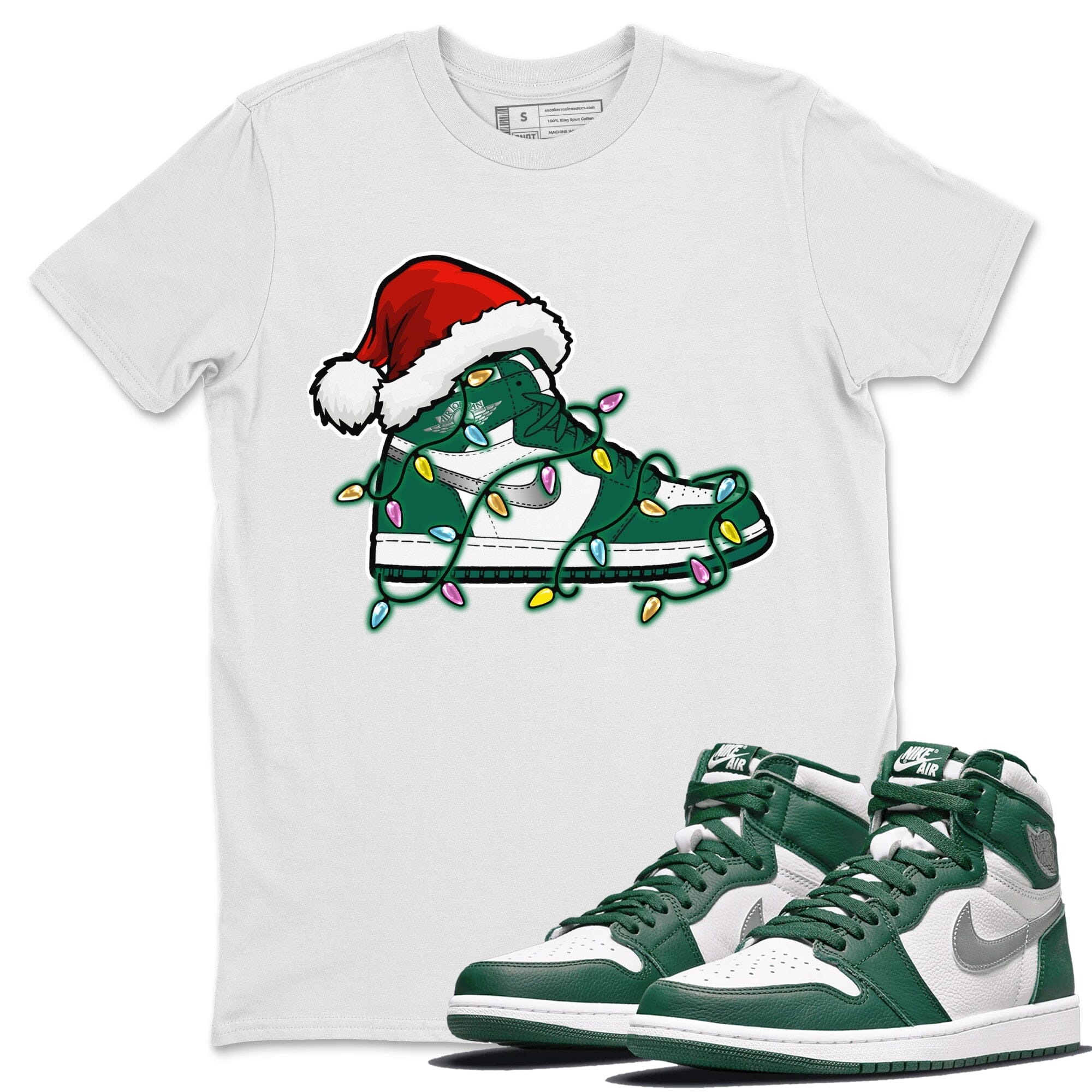 Christmas Light snkmatch Unisex Tops - Air Jordan 1 Gorge Green