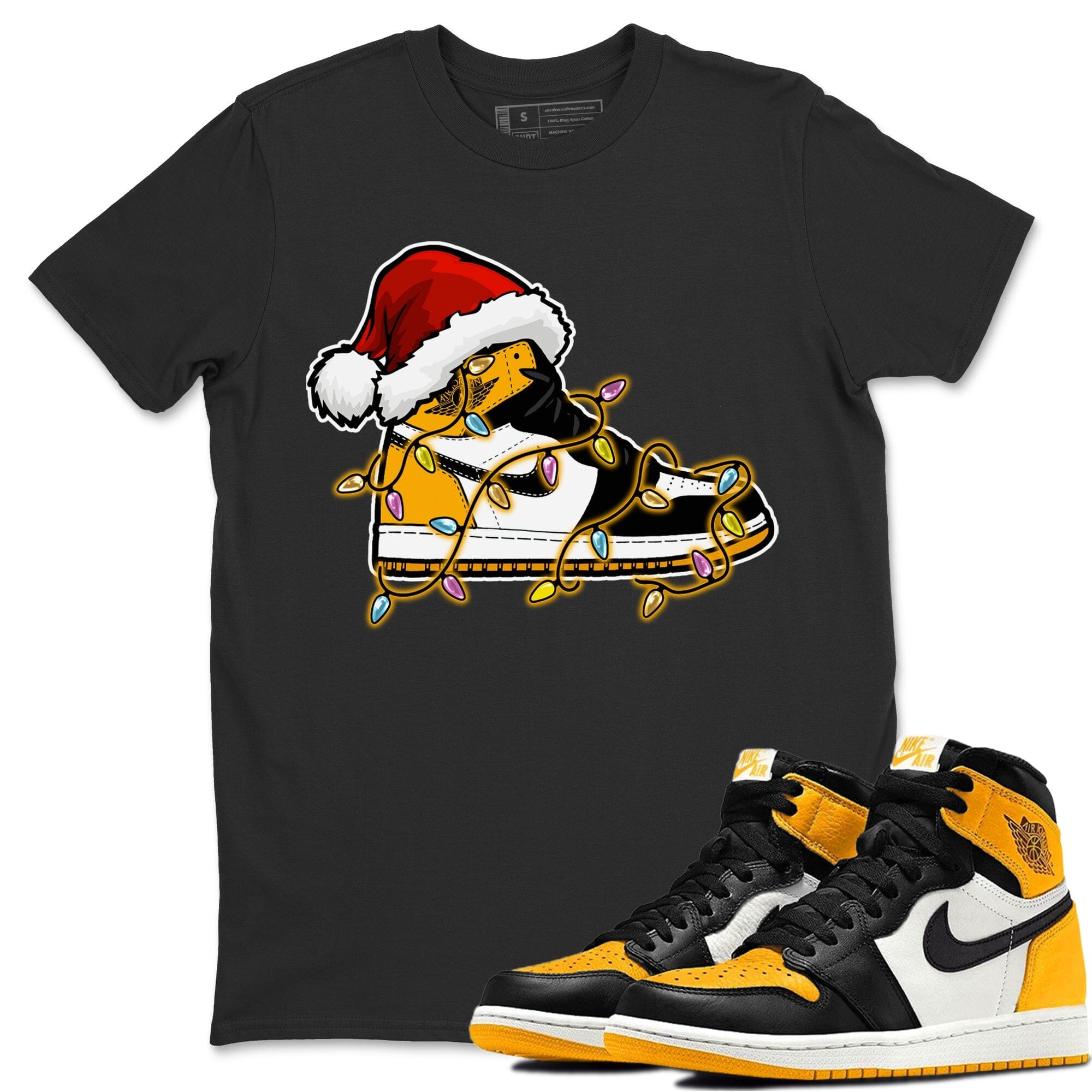 Christmas Light snkmatch Unisex Tops - Air Jordan 1 Taxi