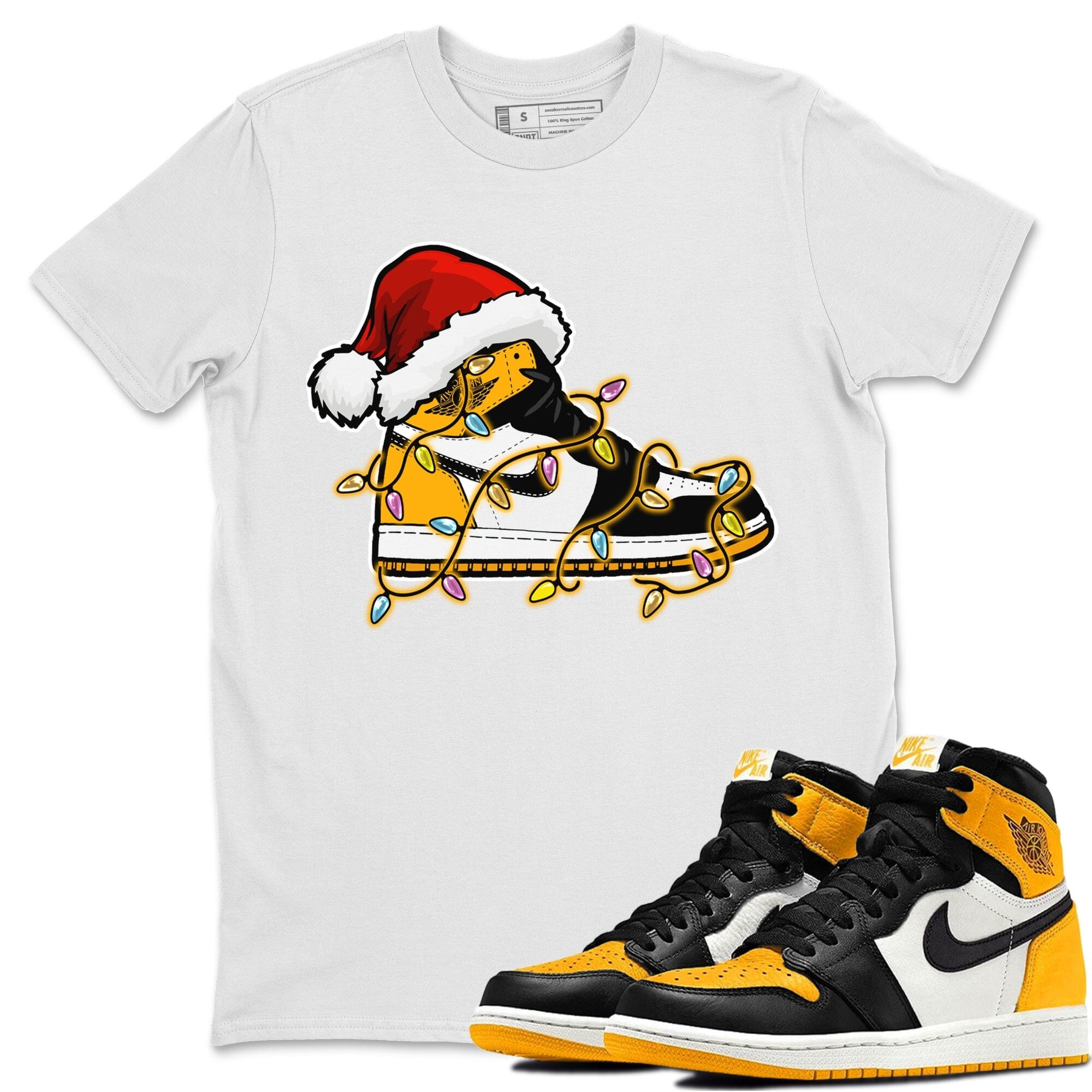 Christmas Light snkmatch Unisex Tops - Air Jordan 1 Taxi