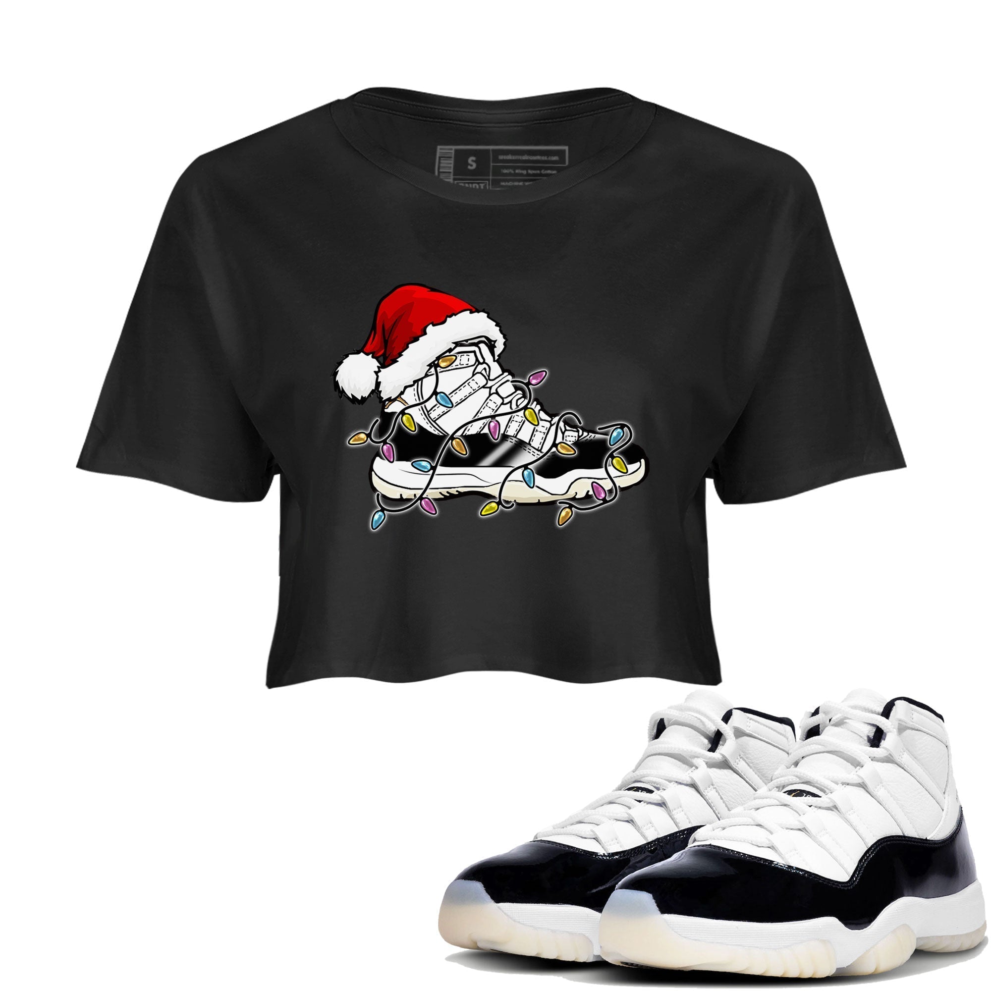 Christmas Light snkmatch snkmatch Women's Top - Air Jordan 11 Gratitude
