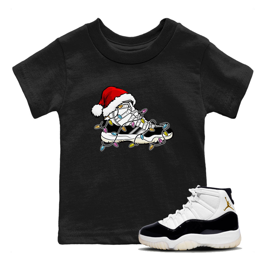 Christmas Light snkmatch snkmatch Tees Kids - Air Jordan 11 Gratitude