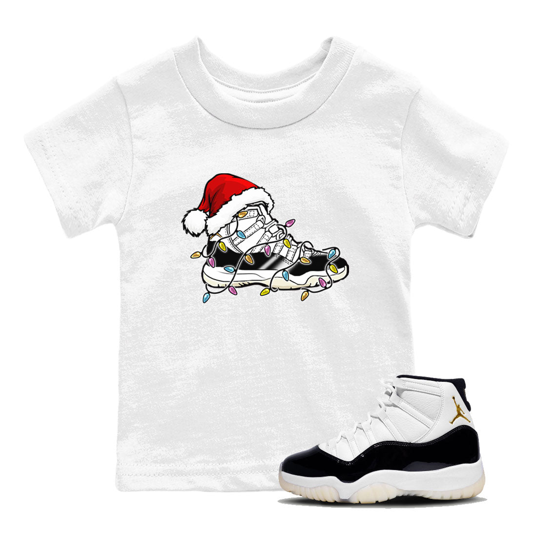 Christmas Light snkmatch snkmatch Tees Kids - Air Jordan 11 Gratitude